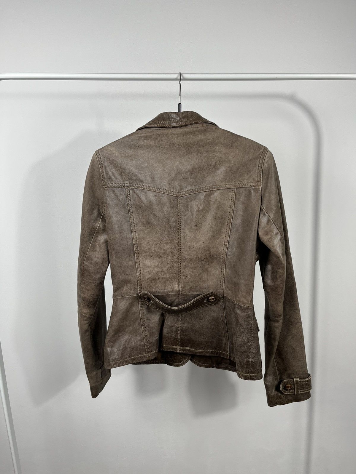Tom Tailor Tom Tailor Leather Jacket Blazer Brown Women Size 36 Size S / US 4 / IT 40 - 10 Thumbnail