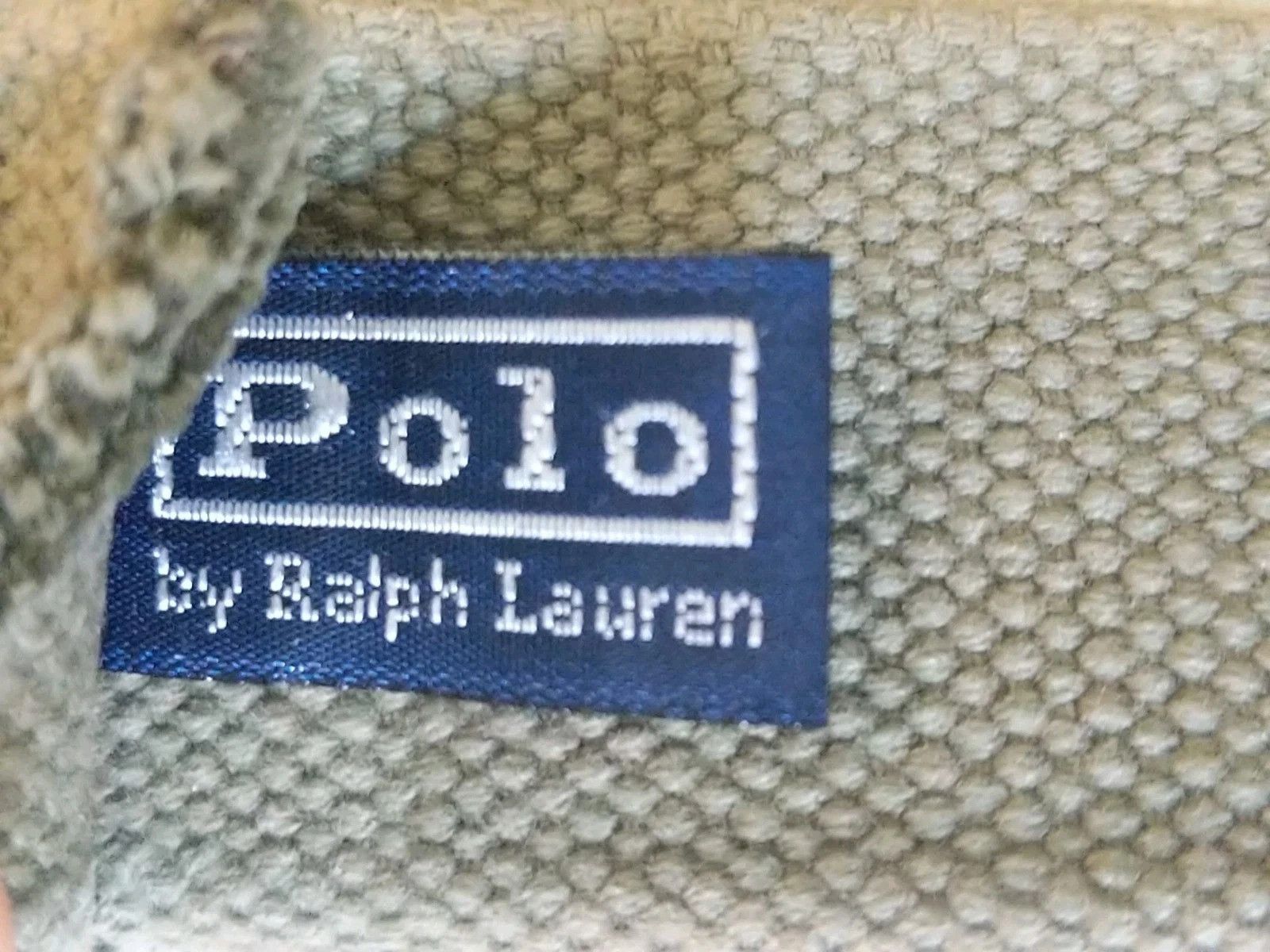 Polo Ralph Lauren Sportsman Polo Ralph Lauren Canvas Belt Olive Brass Buckle Size 46 - 3 Thumbnail