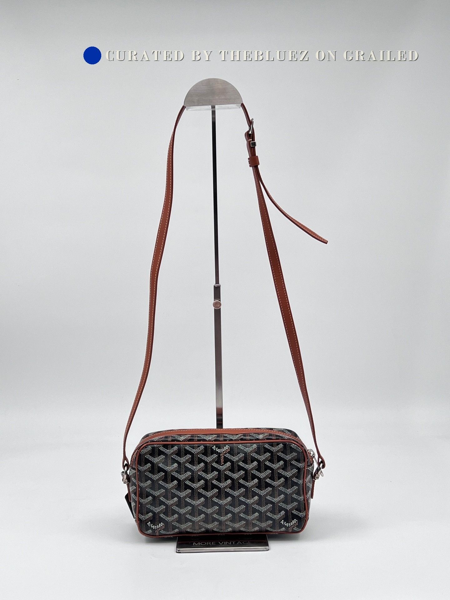 Goyard Brown Camera Bag, Men's