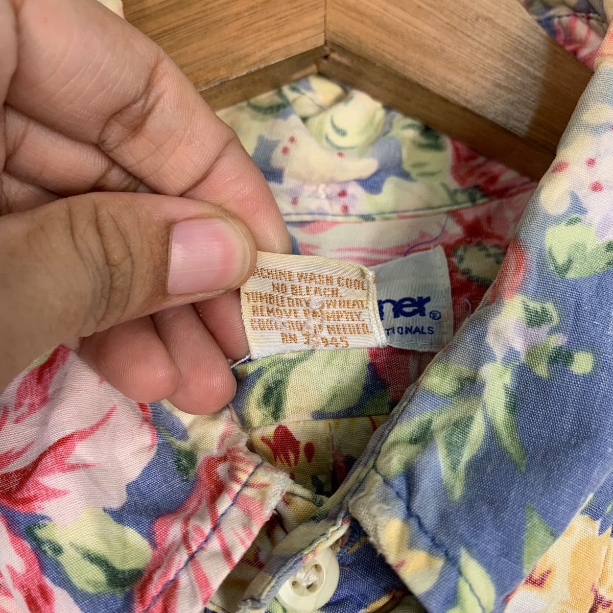 Reyn Spooner REYN SPOONER Floral Motif Design Half Button Shirt #0225-C10 Size US M / EU 48-50 / 2 - 11 Thumbnail