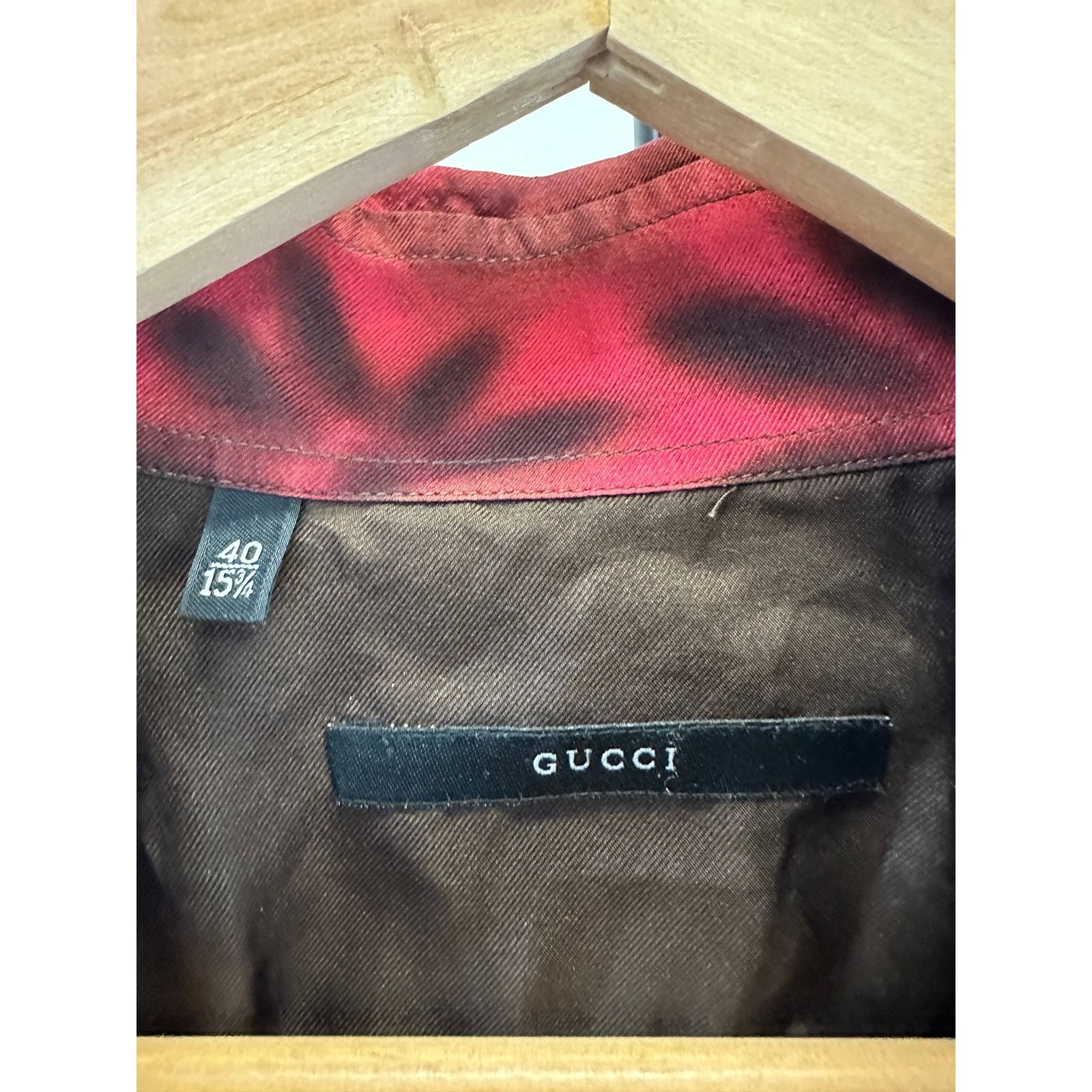 Gucci SS2001 Gucci by Tom Ford Chrysanthemum silk shirt Size US M / EU 48-50 / 2 - 8 Thumbnail