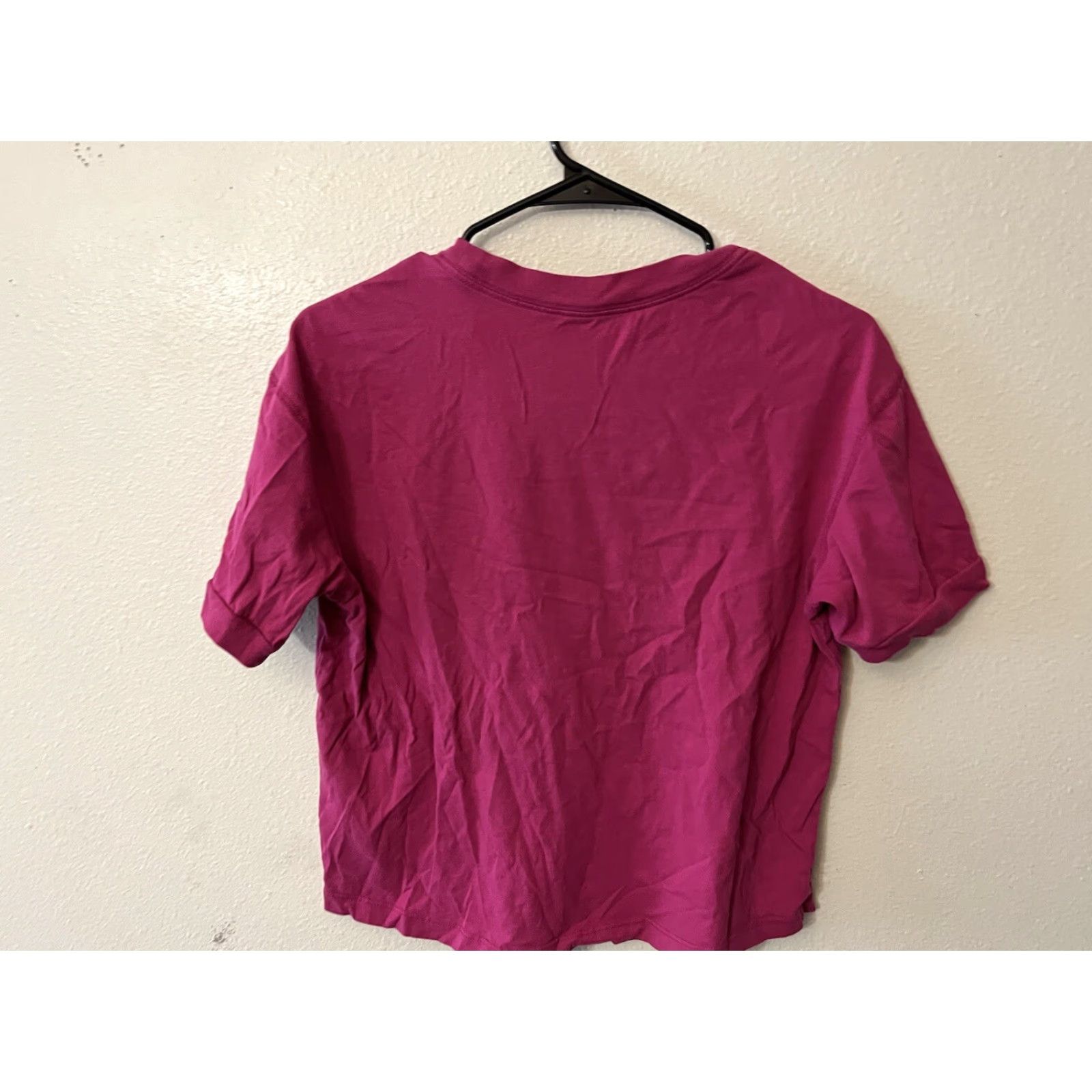 Nautica Nautica T-Shirt Pink Solid Short Sleeve Crew Neck Pullover Cotton Size S Womens Casual Basic All Seasons 90s? Size S / US 4 / IT 40 - 3 Thumbnail