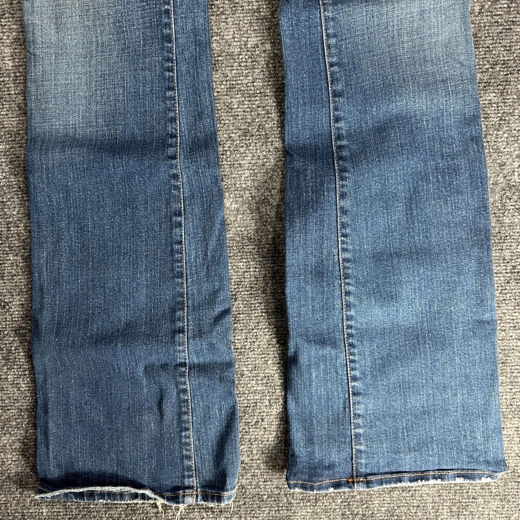 J Brand J Brand Jeans Womens Bootcut 29 Medium Wash Cotton Stretch Frayed Hems Pockets Denim Blue Size 29" - 2 Thumbnail