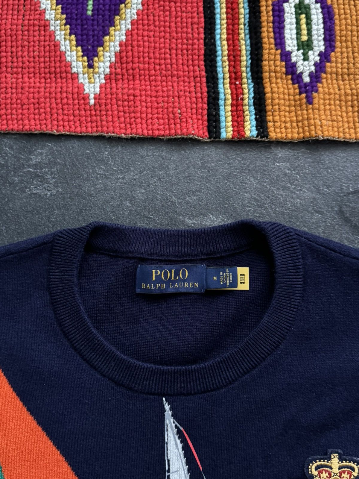 Polo Ralph Lauren POLO RALPH LAUREN Cruise Yacht Club Patch SAILBOAT Sweater Size US M / EU 48-50 / 2 - 7 Thumbnail