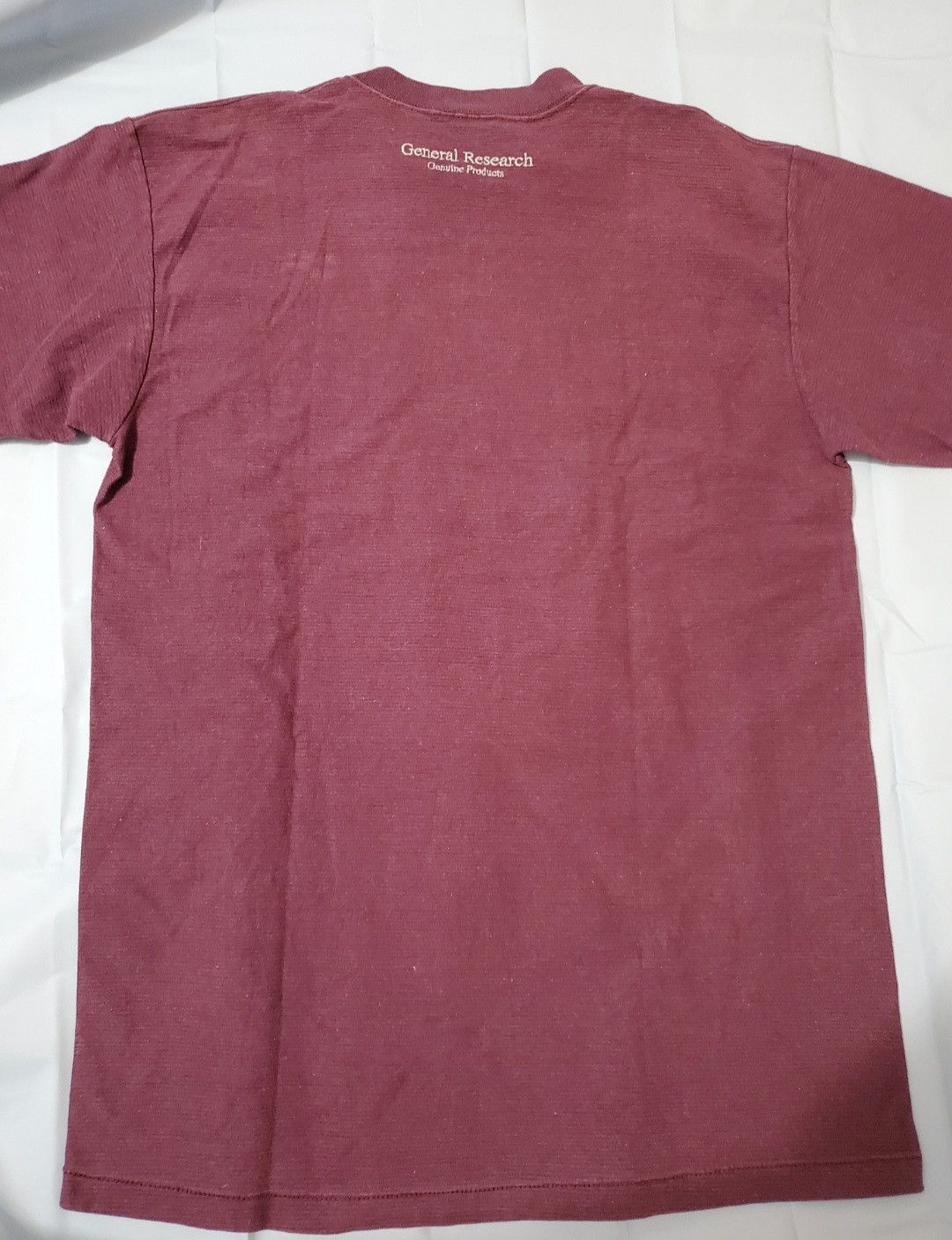 General Research 1996 General Research Meaningless Maroon T Size US L / EU 52-54 / 3 - 6 Thumbnail