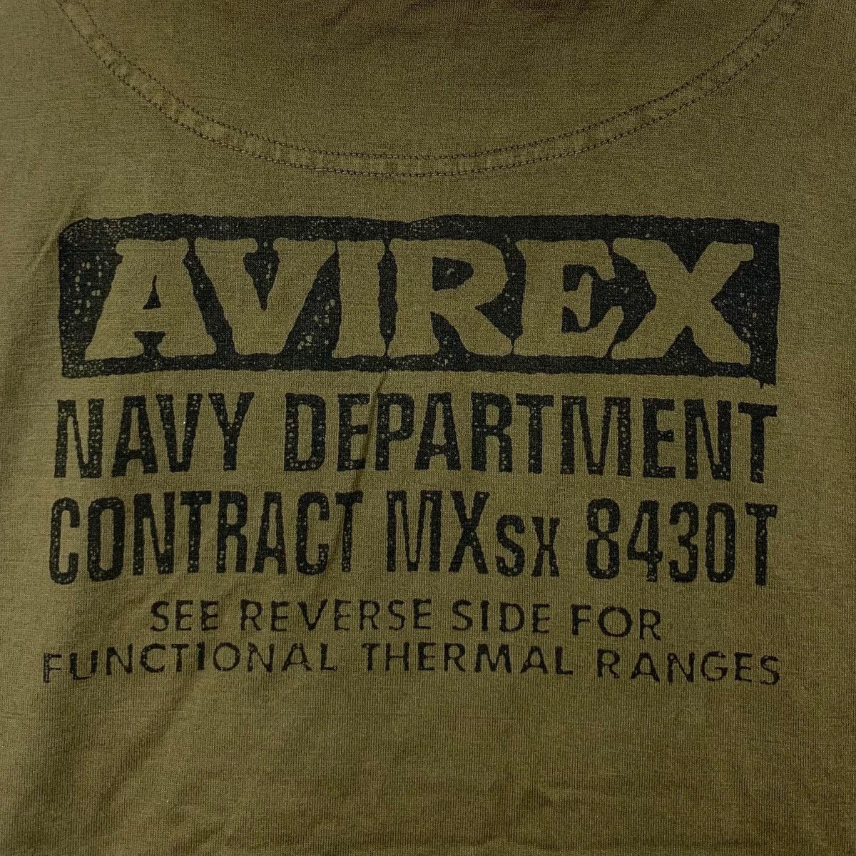 Avirex Vintage AVIREX USA NAVY Department Pocket Tee Shirt Military Size US L / EU 52-54 / 3 - 6 Thumbnail