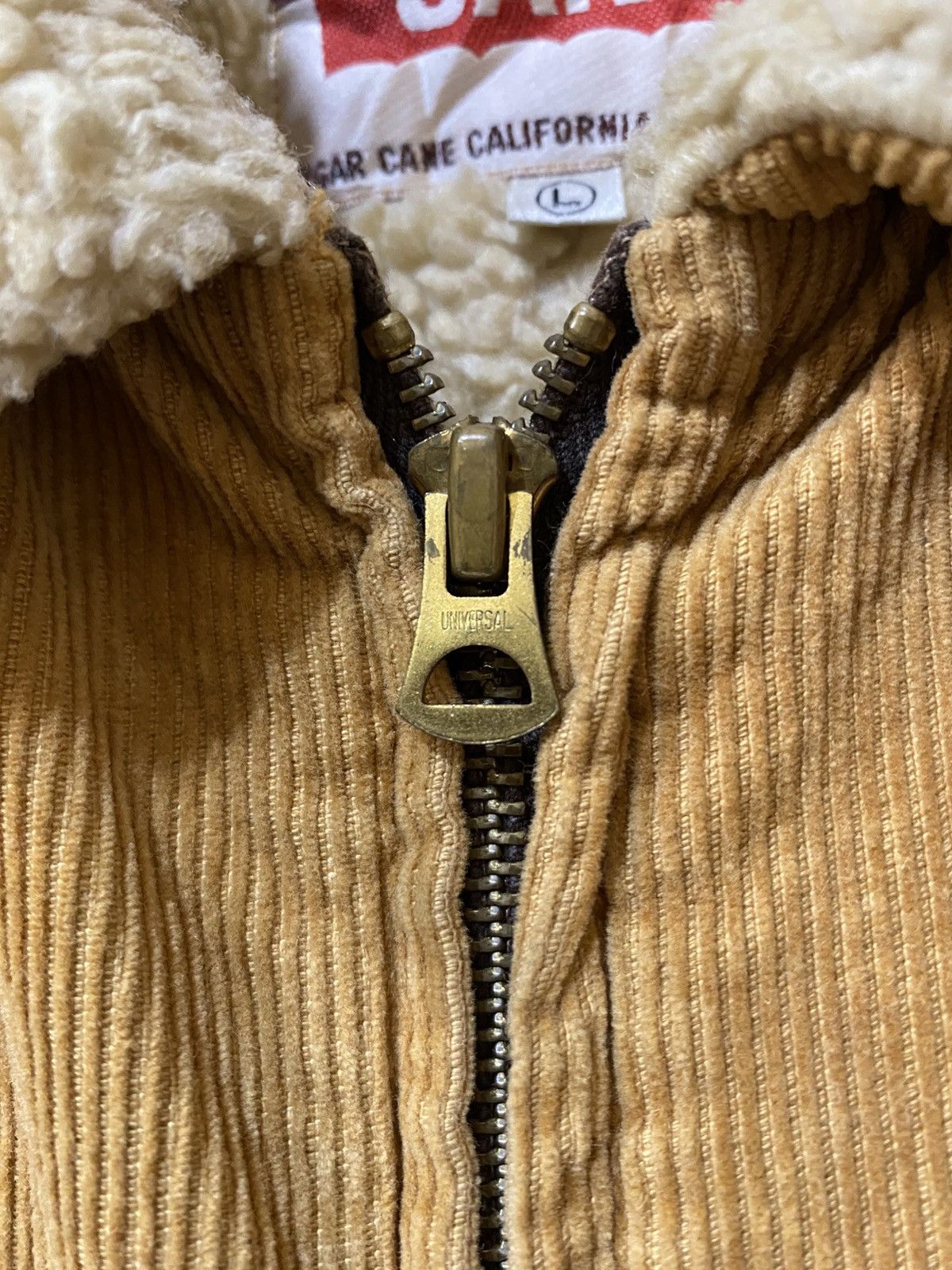 Sugar Cane 90s Vintage Sugar Cane Sherpa Wool Jacket Size US L / EU 52-54 / 3 - 5 Thumbnail