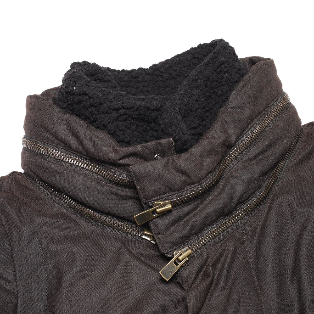 Givenchy Givenchy Archive Brown Fleece Lined Flight Jacket Zipper Size XS / US 0-2 / IT 36-38 - 8 Thumbnail