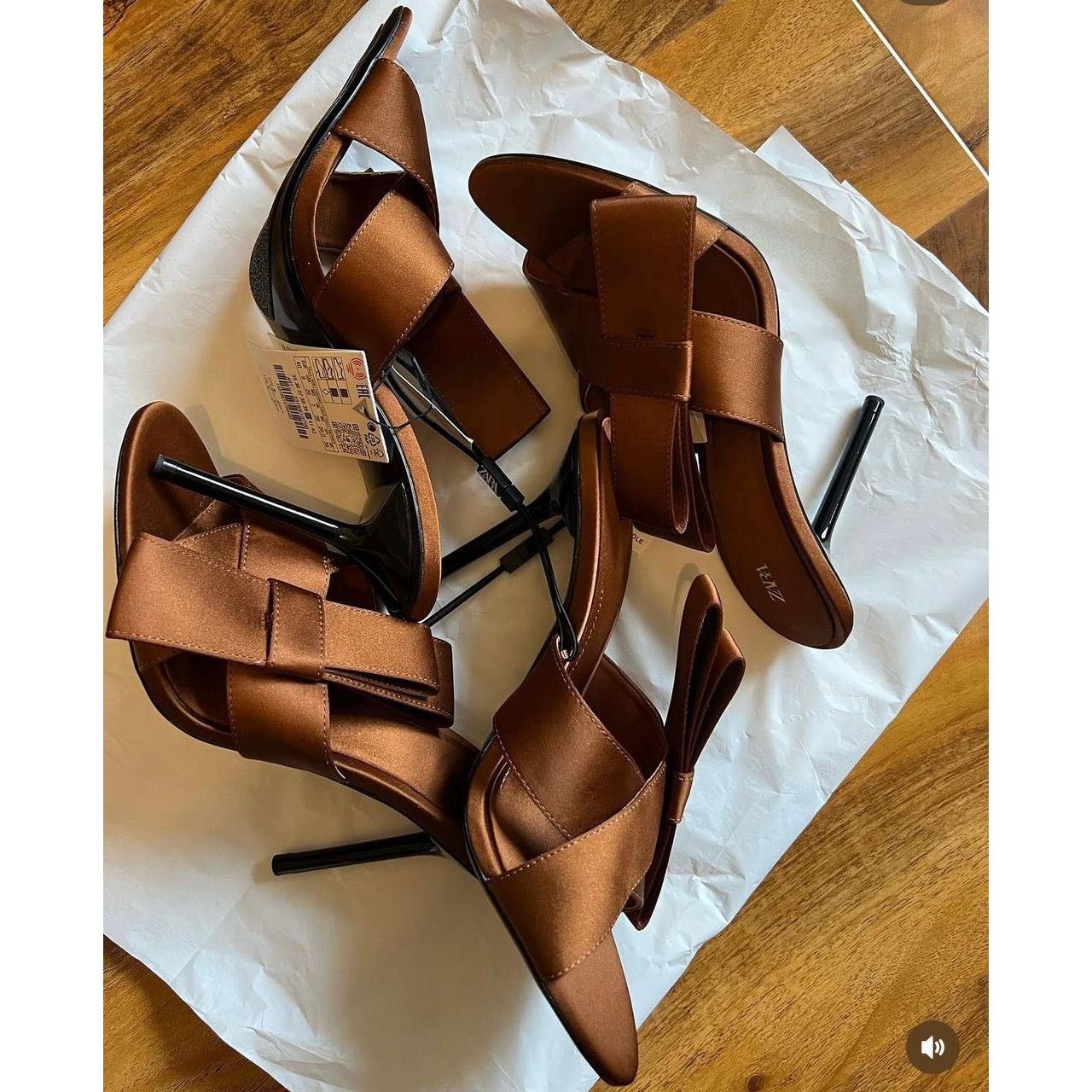 Zara RARE!!! ZARA Heels with Crossover Strap NWT Size US 8 / IT 38 - 12 Thumbnail