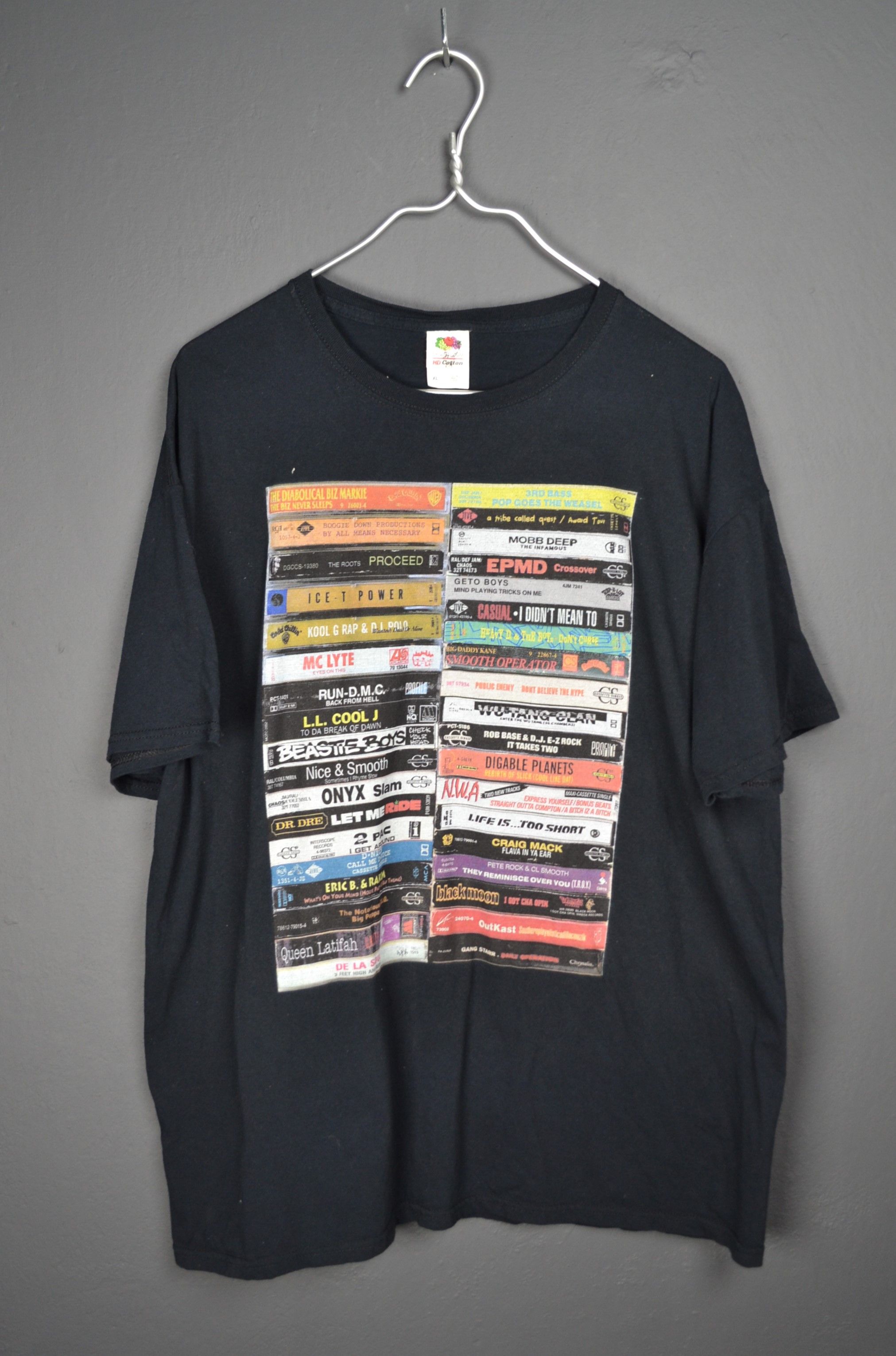 Band Tees 90's West Coast Hip Hop Tape Shirt Mens XL Black Size US XL / EU 56 / 4 - 1 Thumbnail