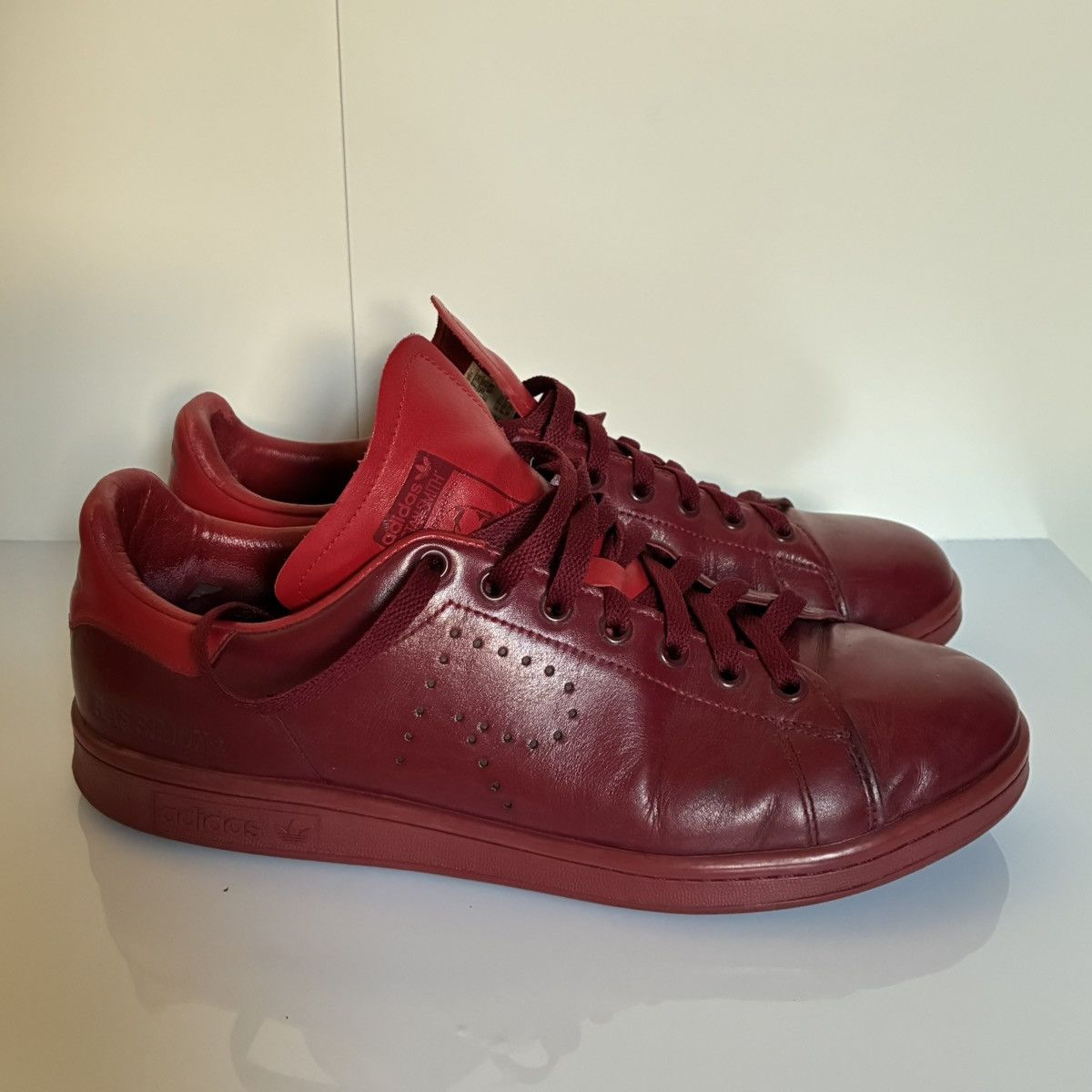 Adidas × Raf Simons Adidas Stan Smith X Raf Simons Tomato Red/Core Black Size US 10 / EU 43 - 2 Thumbnail