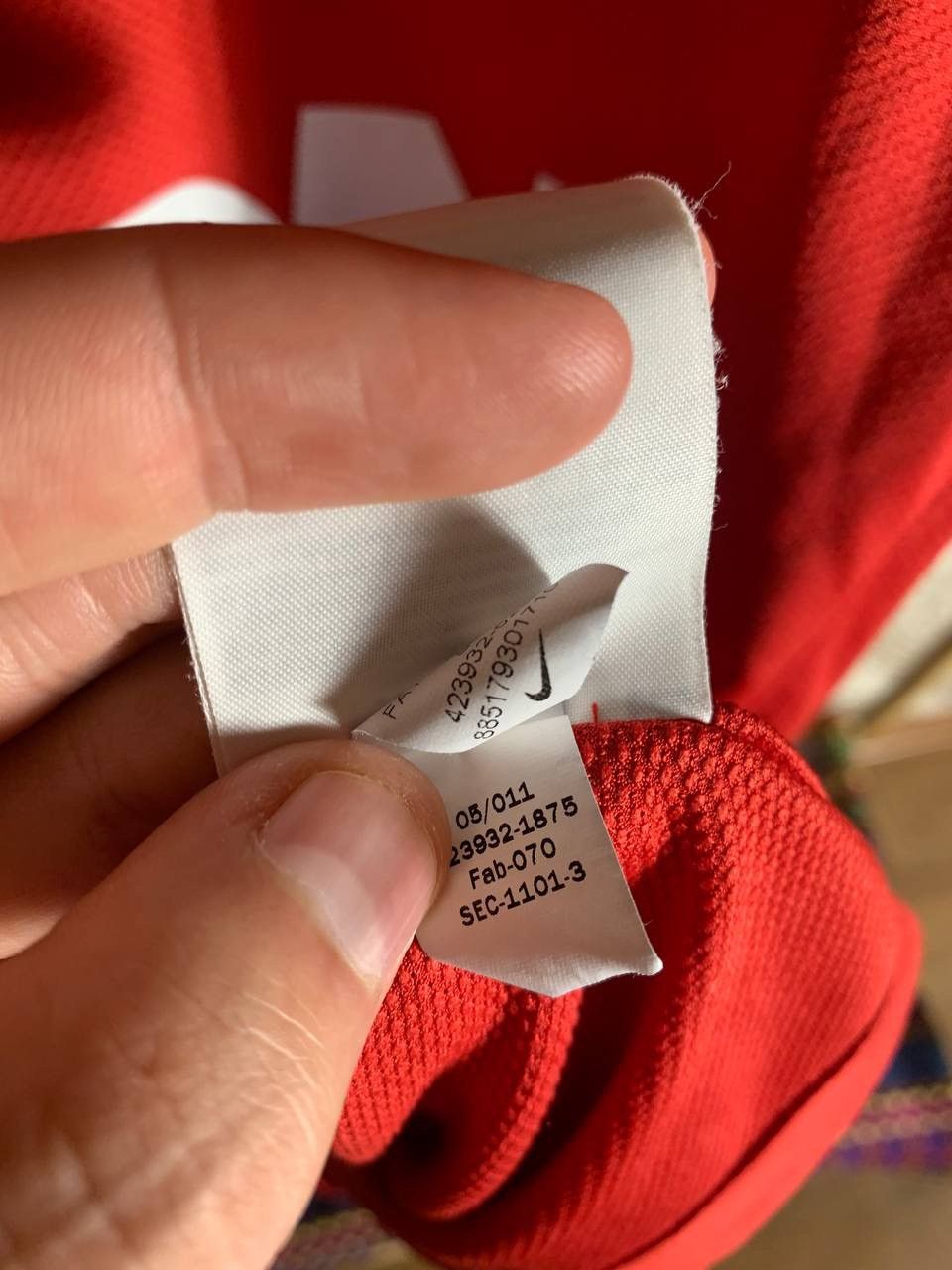 Nike × Vintage VERY RARE NIKE FC MANCHESTER UNITED ENGLAND SOCCER JERSEY Size US S / EU 44-46 / 1 - 7 Thumbnail