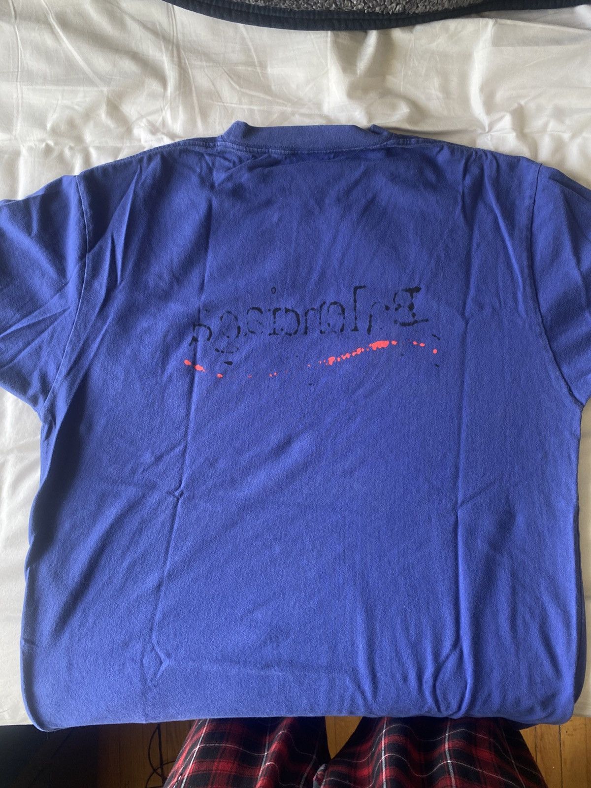 Balenciaga Purple Balenciaga Logo Tee Size US L / EU 52-54 / 3 - 5 Thumbnail