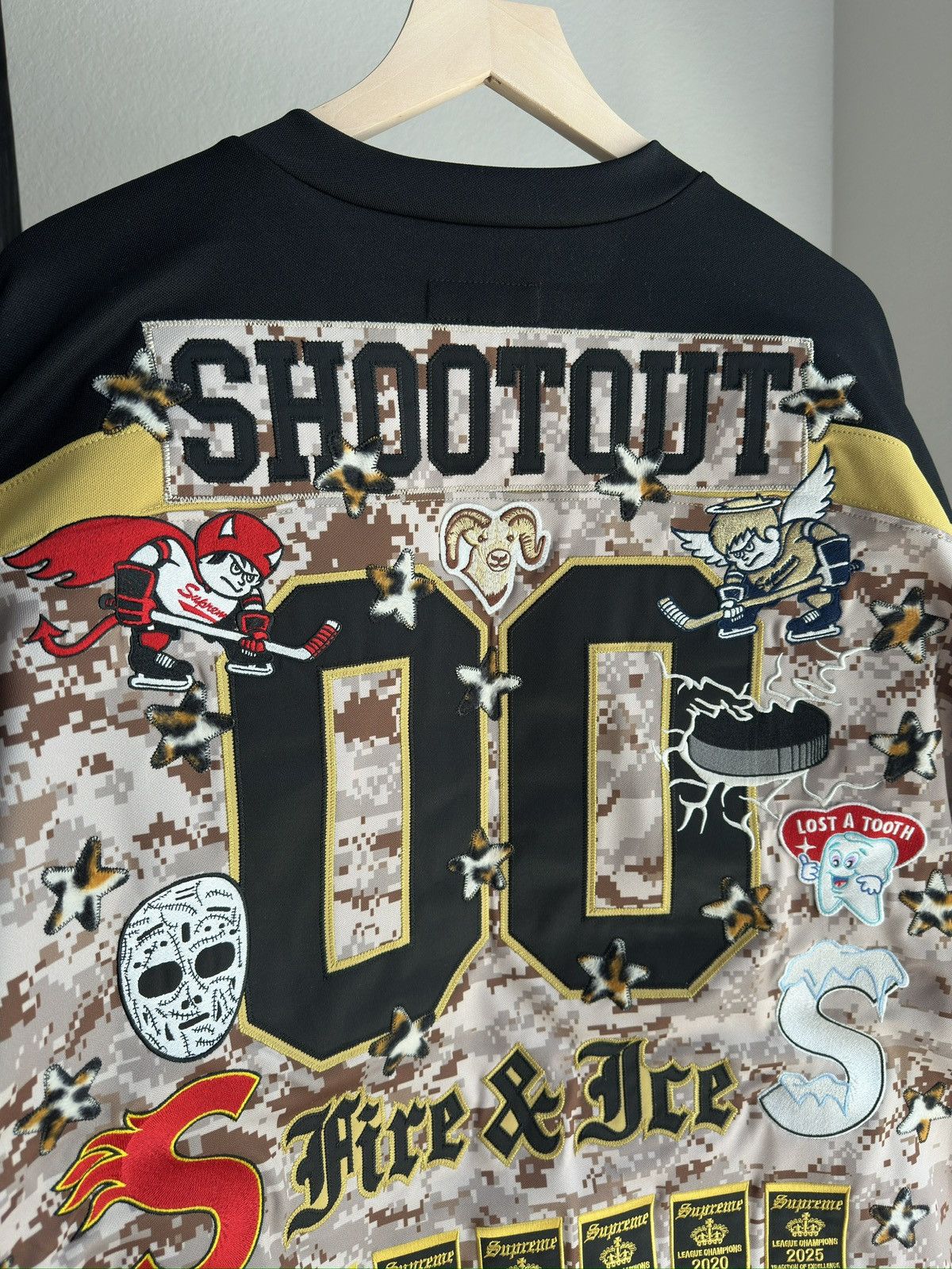 Supreme Fire and Ice Hockey Jersey Camo Size US XXL / EU 58 / 5 - 5 Thumbnail
