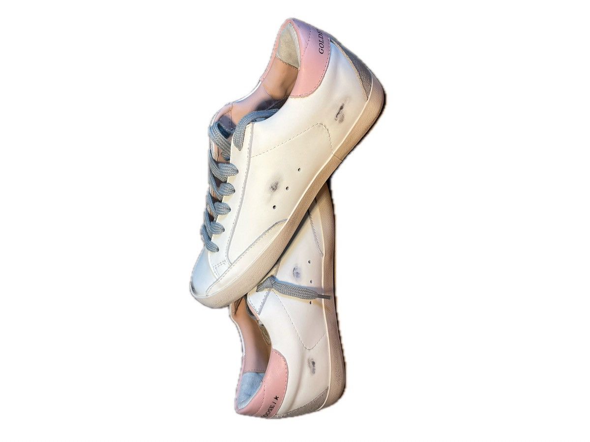 Golden Goose Weiß/Rosa Golden Goose Sneaker Size US 8 / IT 38 - 5 Thumbnail