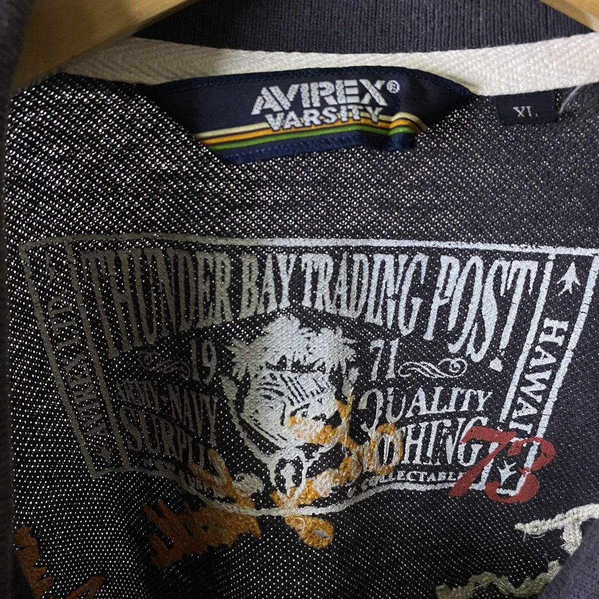 Avirex Vintage Y2K Avirex Varsity Faded Polo Tee Size US M / EU 48-50 / 2 - 4 Thumbnail