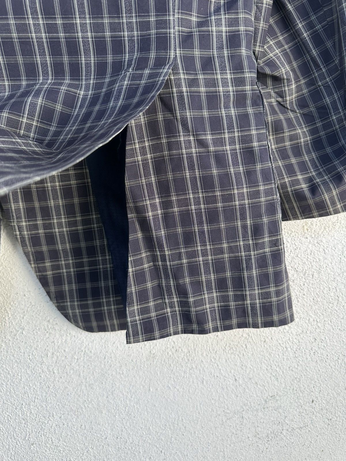 Vintage × Yves Saint Laurent Yves Saint Laurent Checkered Blazer Size 40R - 12 Thumbnail