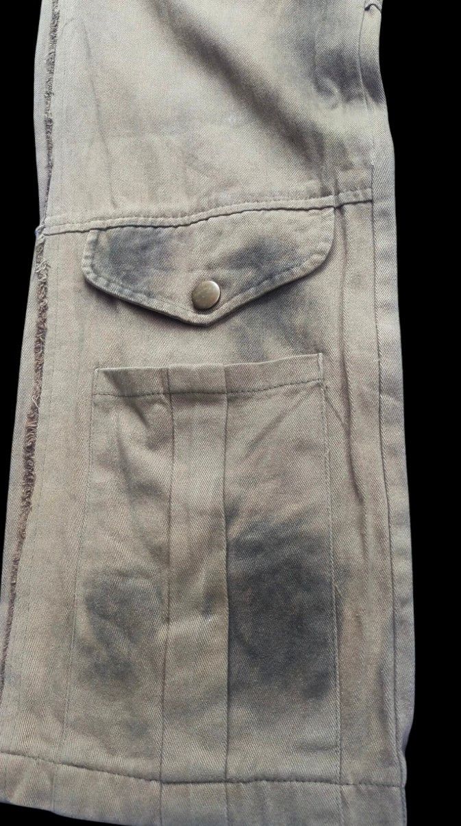 Japanese Brand Order Plus Cargo Distressed Pants Size US 34 / EU 50 - 9 Thumbnail