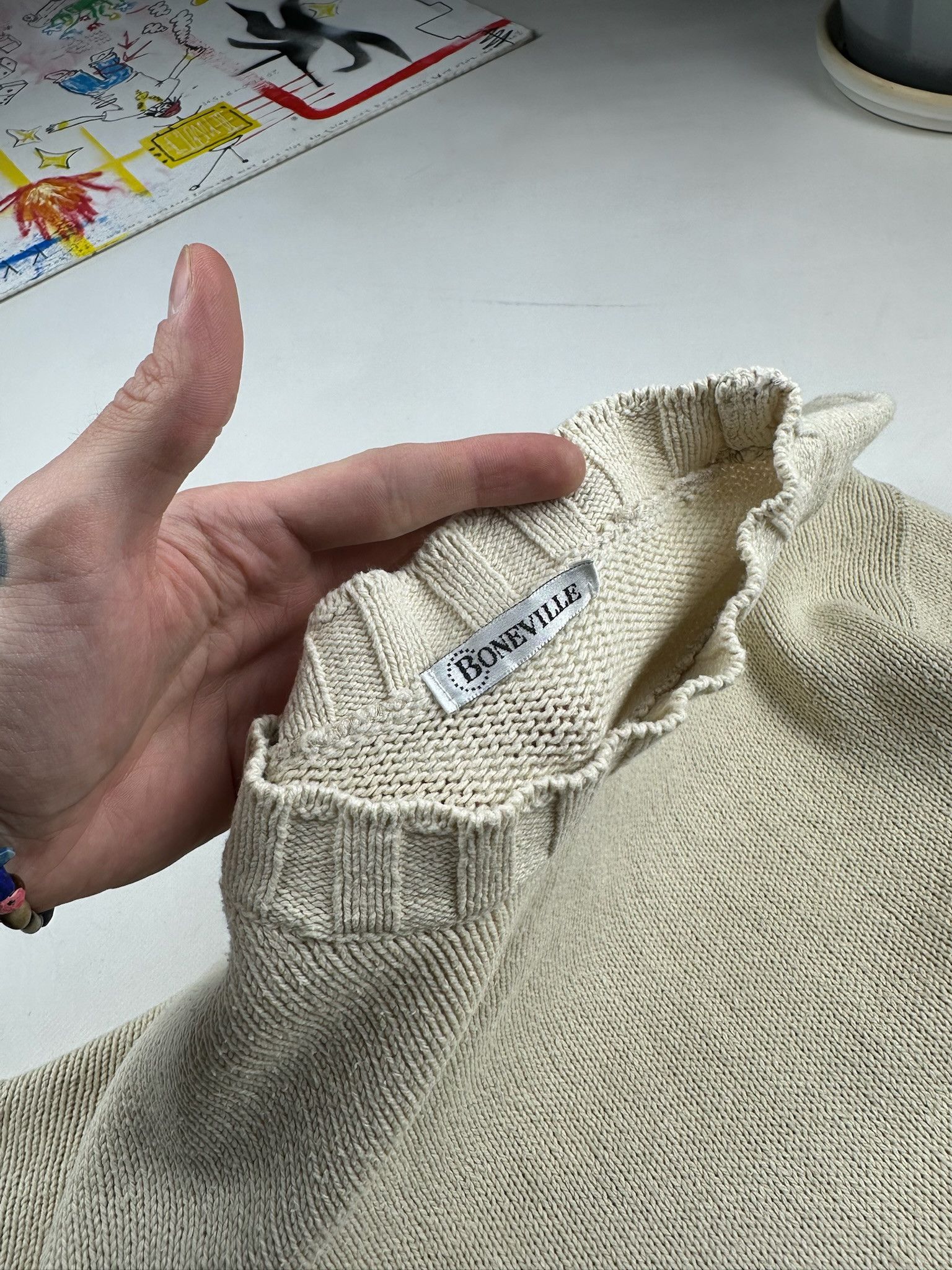 Boneville Vintage 80s Boneville sweater cp company stone island style Size US XL / EU 56 / 4 - 3 Thumbnail