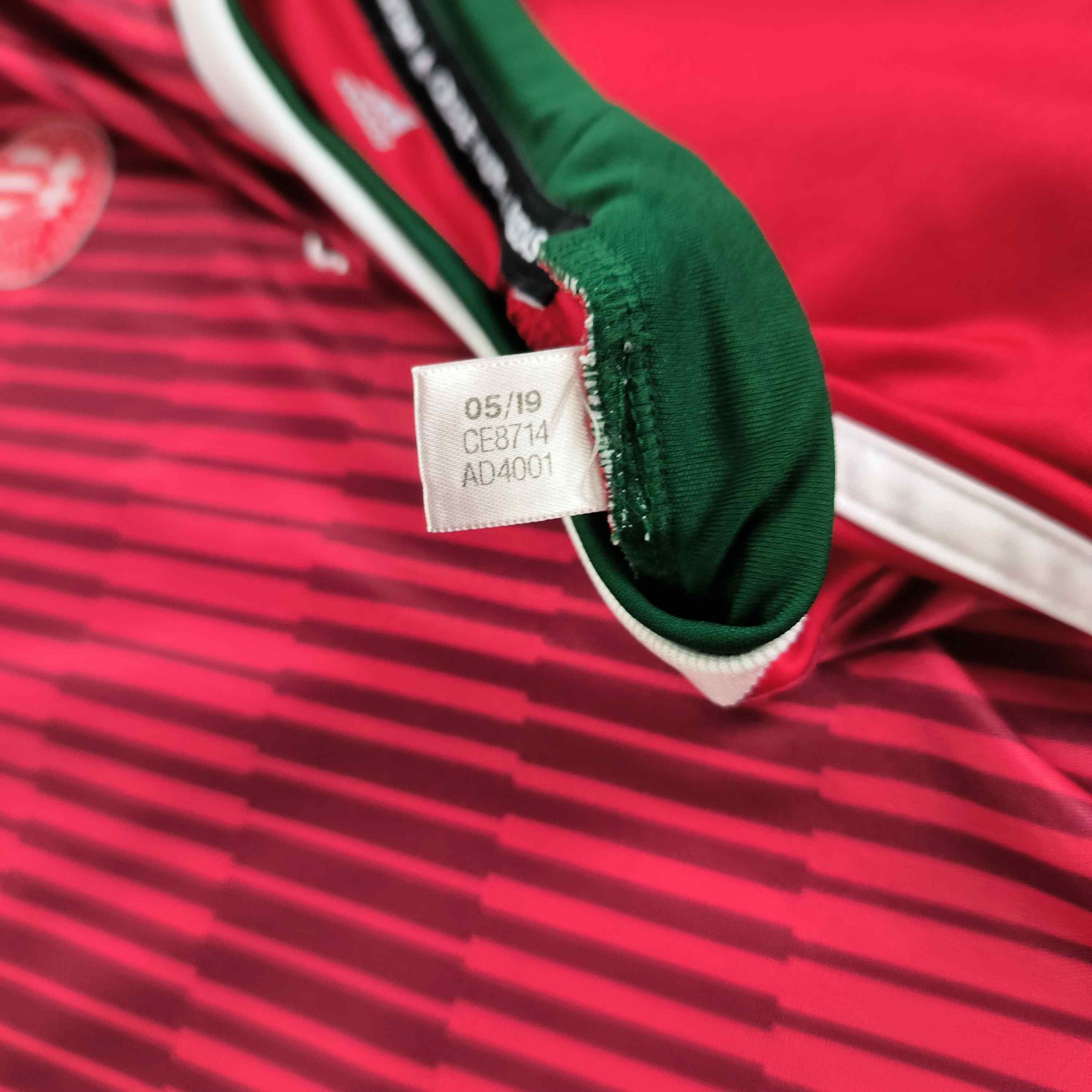 Adidas Hungary 2018-20 Adidas home football jersey shirt size S Size US S / EU 44-46 / 1 - 5 Thumbnail