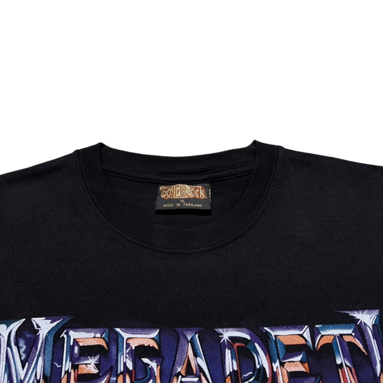 Band Tees × Hanes × Vintage Vintage Megadeth Countdown to Extinction Lightning Skulls Gr Size US XL / EU 56 / 4 - 4 Thumbnail
