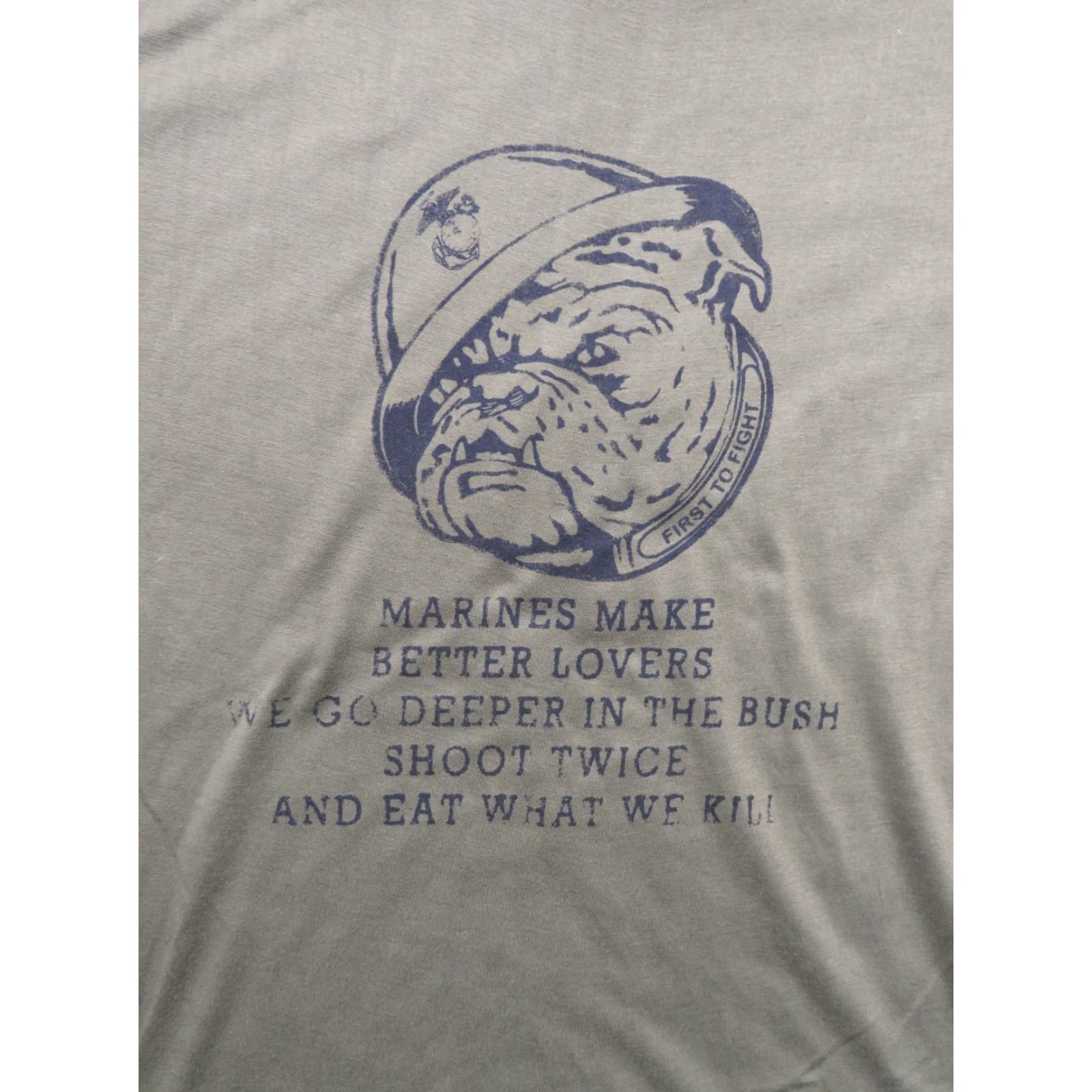 Vintage VTG USMC Marine Corps Q-2 T-Shirt Adult M VTG No Size US M / EU 48-50 / 2 - 5 Thumbnail