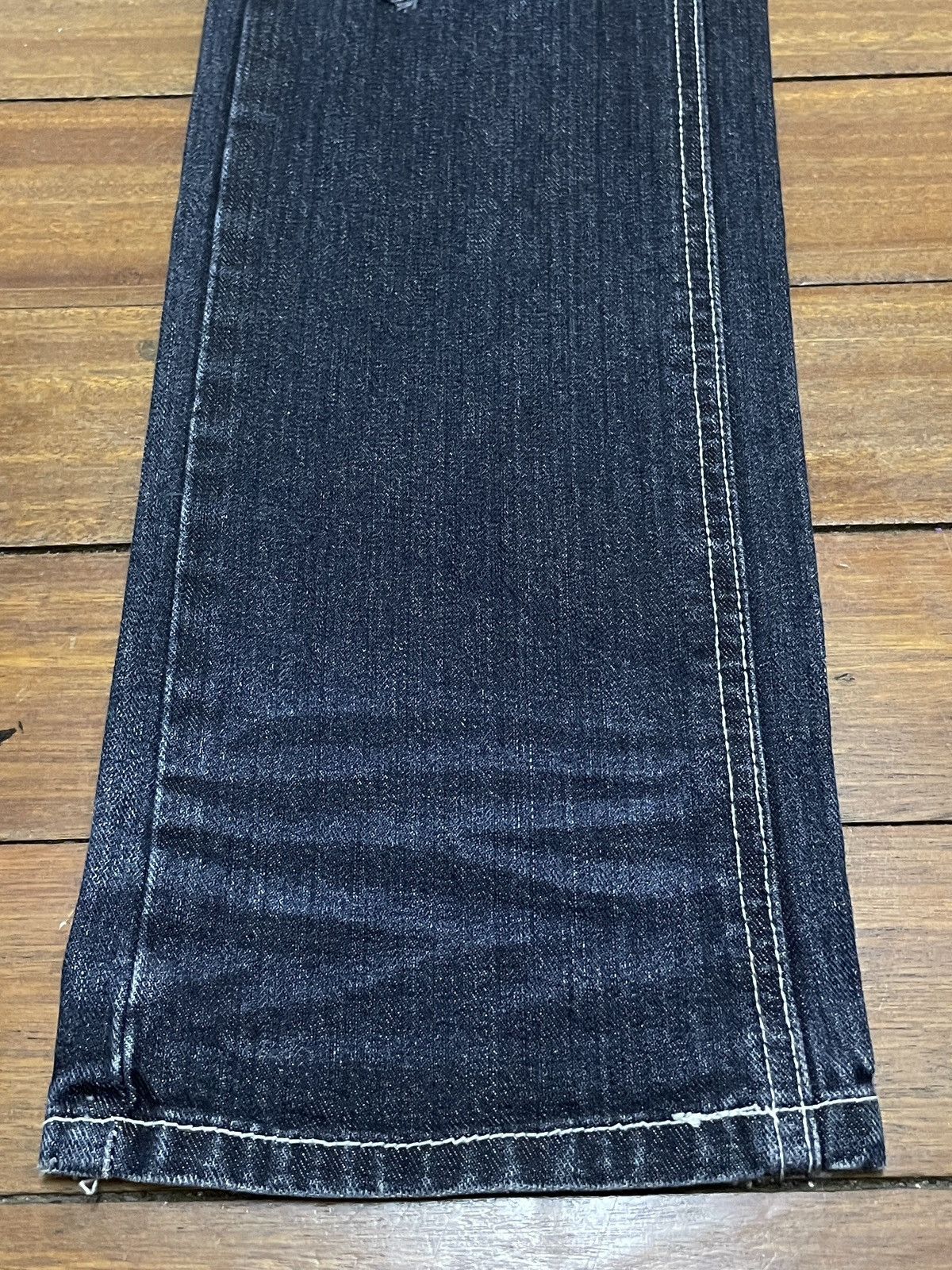 If Six Was Nine Very Rare Vintage Japanese Brand The Executive Jeans 1990s Size US 31 - 5 Thumbnail