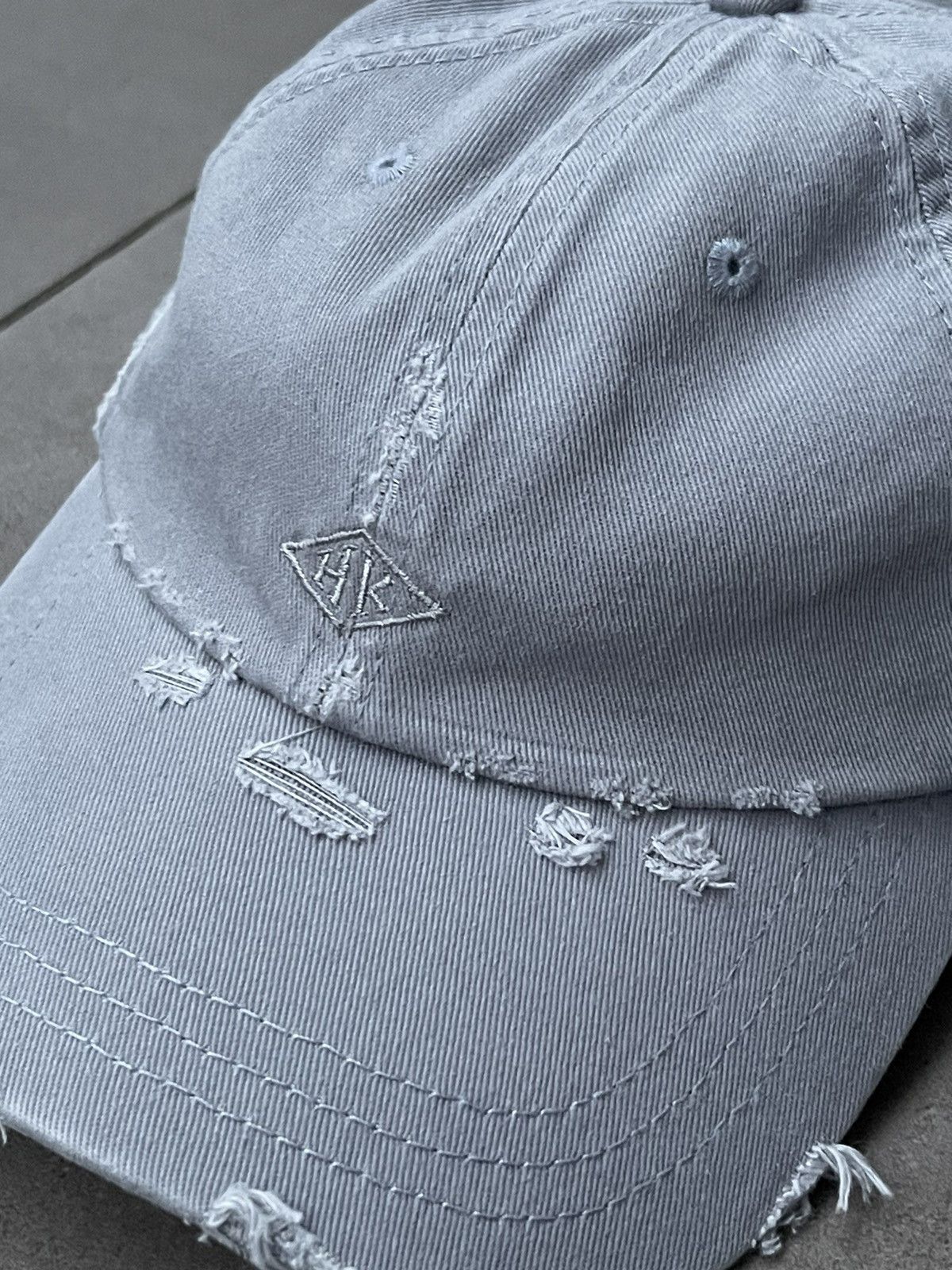 Han Kjobenhavn !DS! SS23 Han Kjobenhavn Logo Distressed Grey Cap Size ONE SIZE - 5 Thumbnail