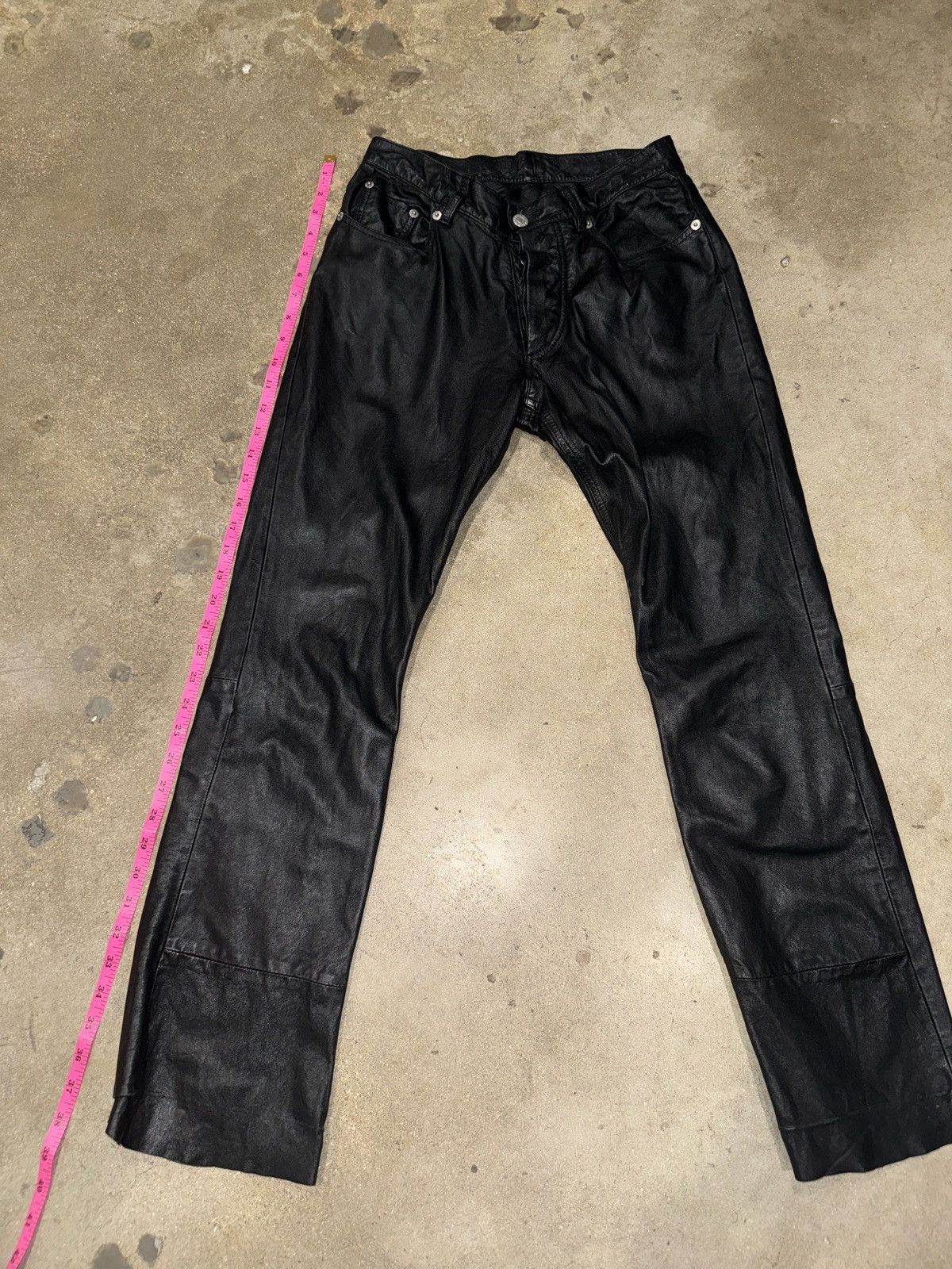 1998 Helmut Lang Sheep Leather Pants - ampdigital.org