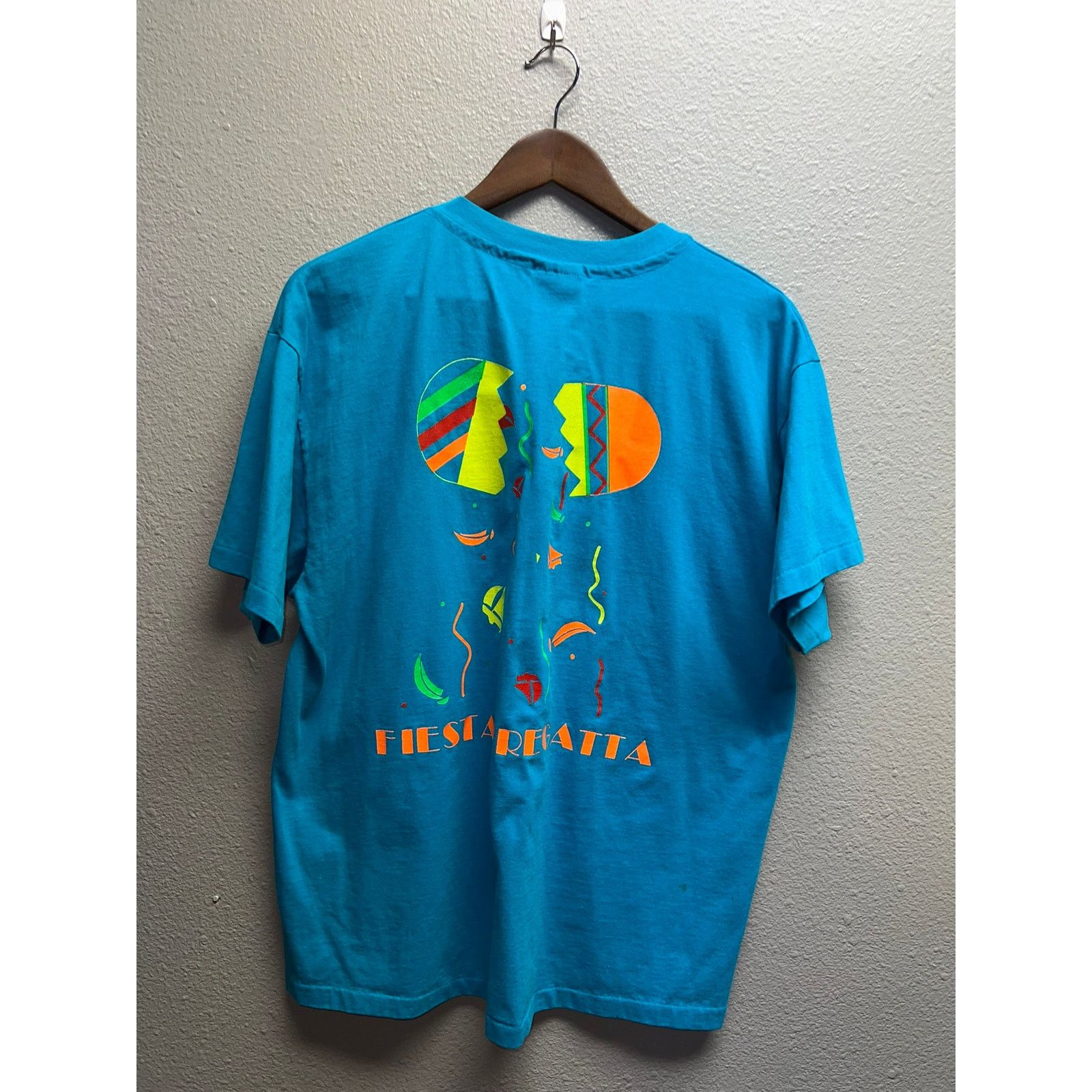 Hanes Vintage Regatta Shirt Fiesta Regatta AYC Boat Blue Sail Boat Size US L / EU 52-54 / 3 - 6 Thumbnail