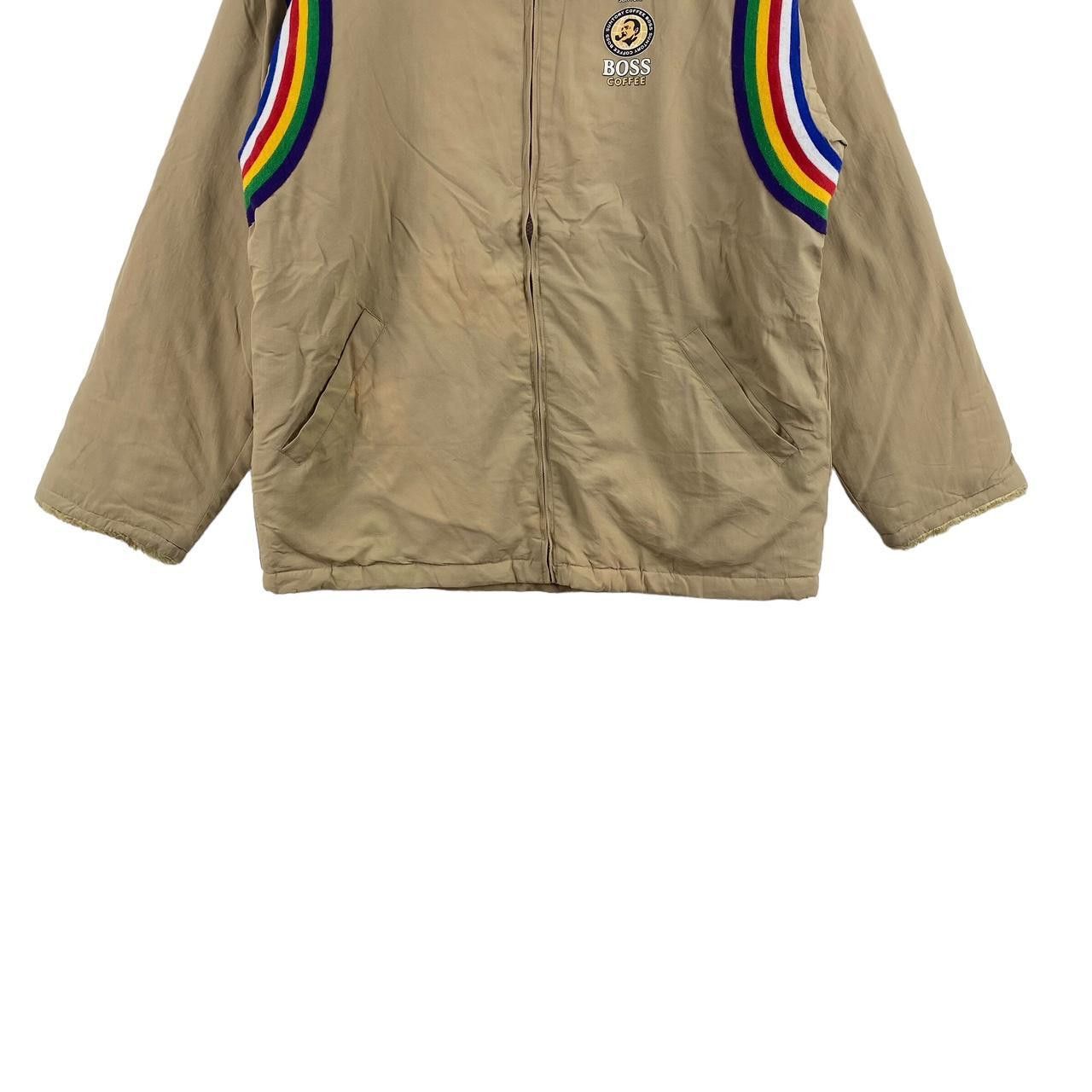 Other SUNTORY BOSS COFFEE Rainbow Jacket Hoodie Windbreaker Size L / US 10 / IT 46 - 4 Thumbnail