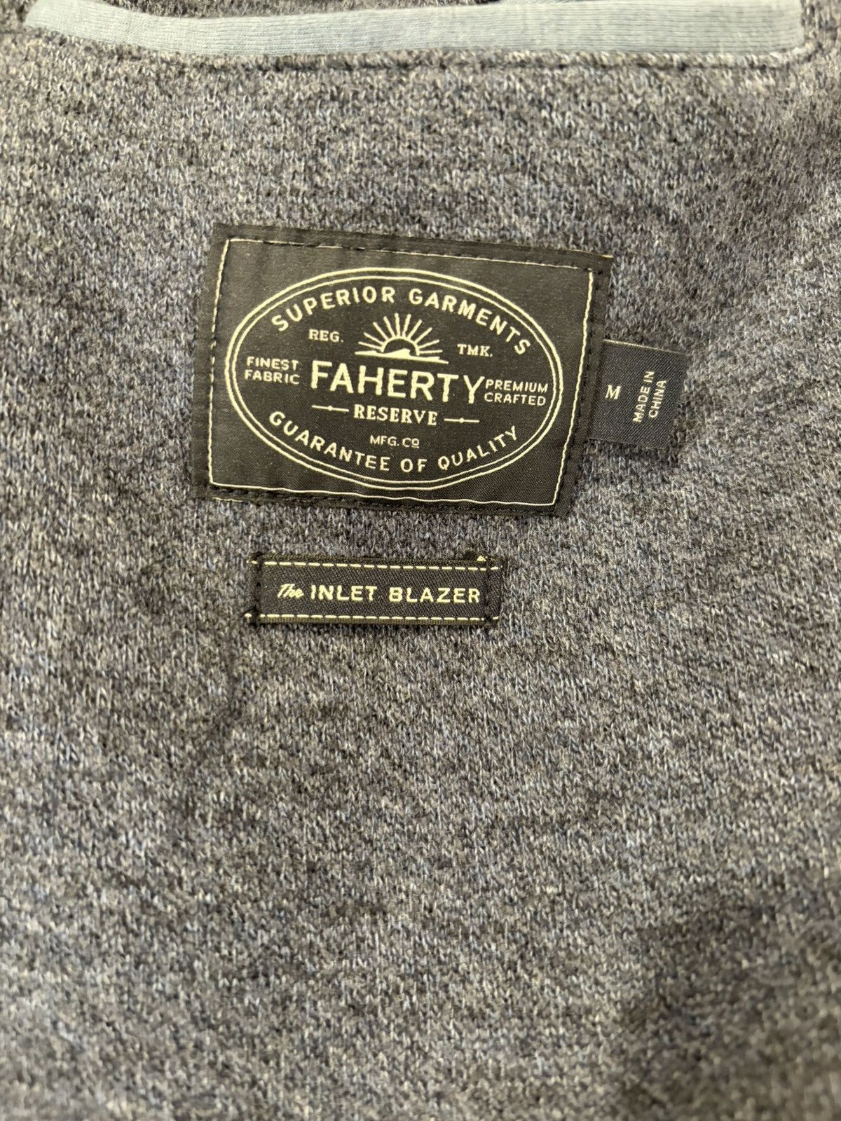 Faherty Faherty “inlet knit blazer” Size M Size US M / EU 48-50 / 2 - 5 Thumbnail