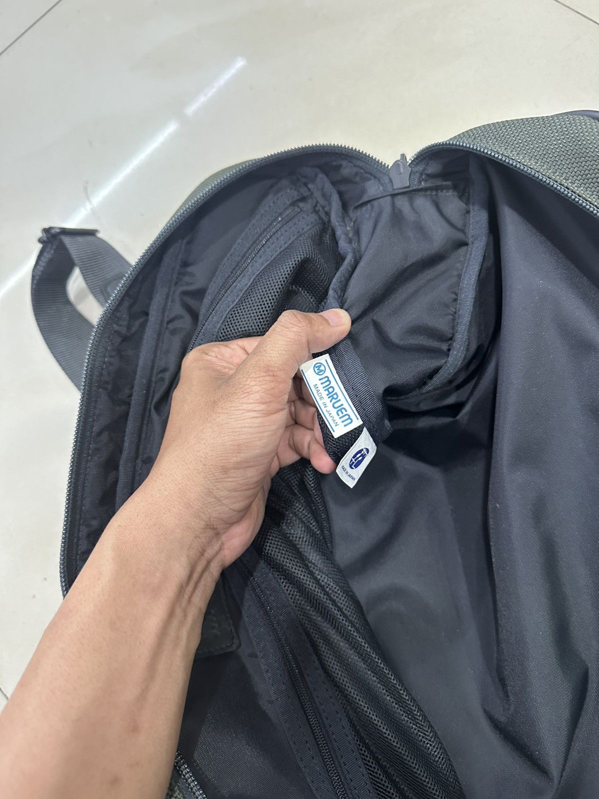 Issey Miyake Rare Issey Miyake Business Work Laptop Bag Tag Label Maruem Size ONE SIZE - 15 Thumbnail