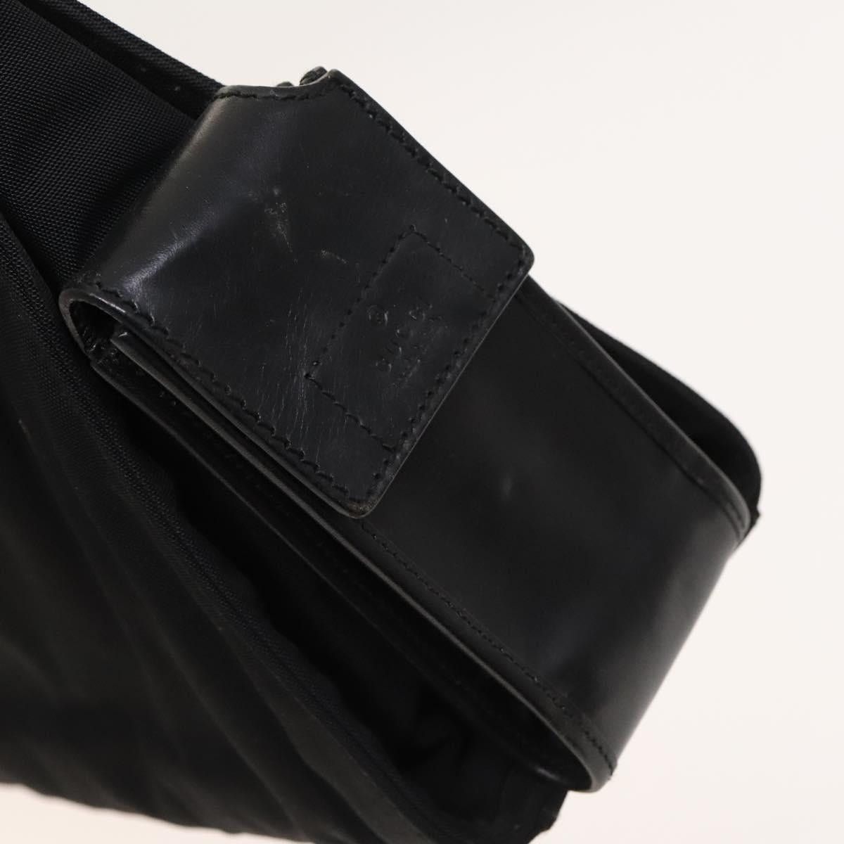 Gucci GUCCI Hand Bag Nylon Black Silver 015 015 Size ONE SIZE - 9 Thumbnail