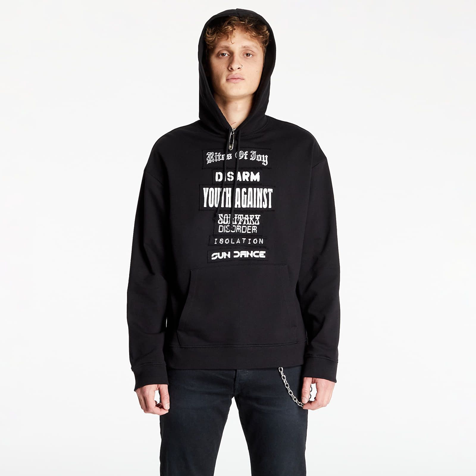 Raf Simons Raf Simons Black 'Rites Of Joy' Hoodie Size US L / EU 52-54 / 3 - 2 Thumbnail