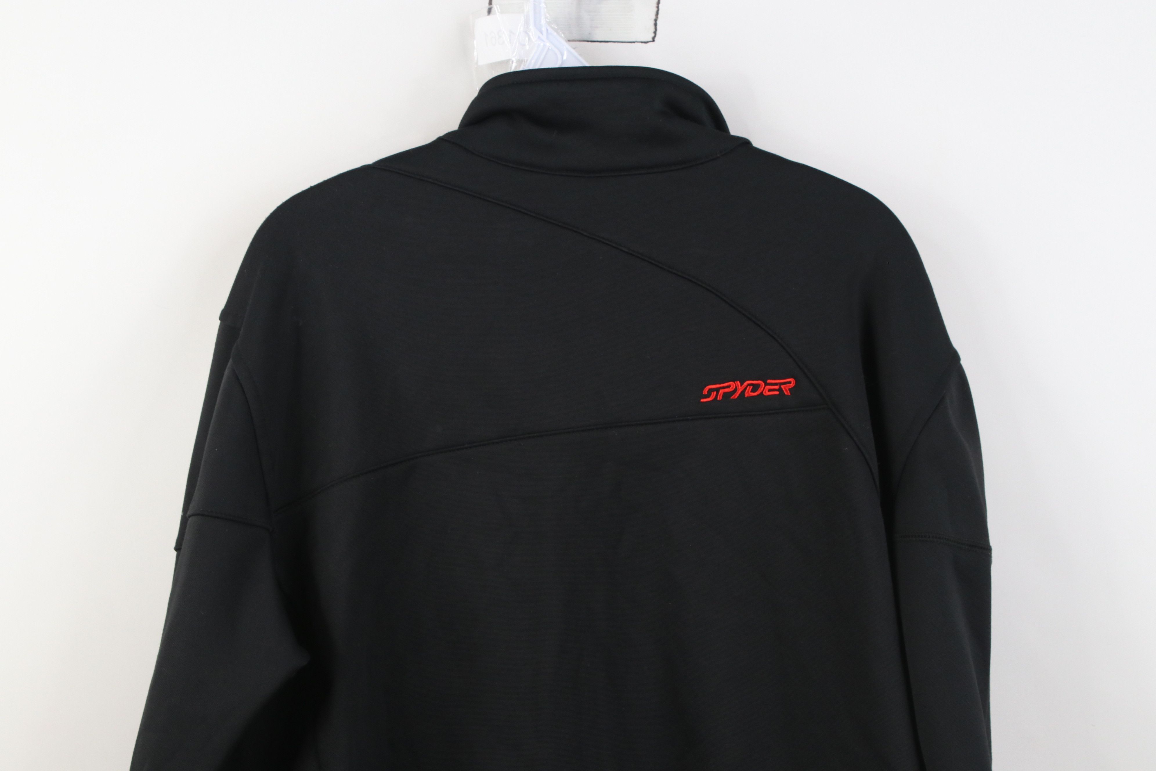 Spyder Spyder Fleece Lined Skiing Full Zip Jacket Black Polyester Size US XL / EU 56 / 4 - 14 Thumbnail