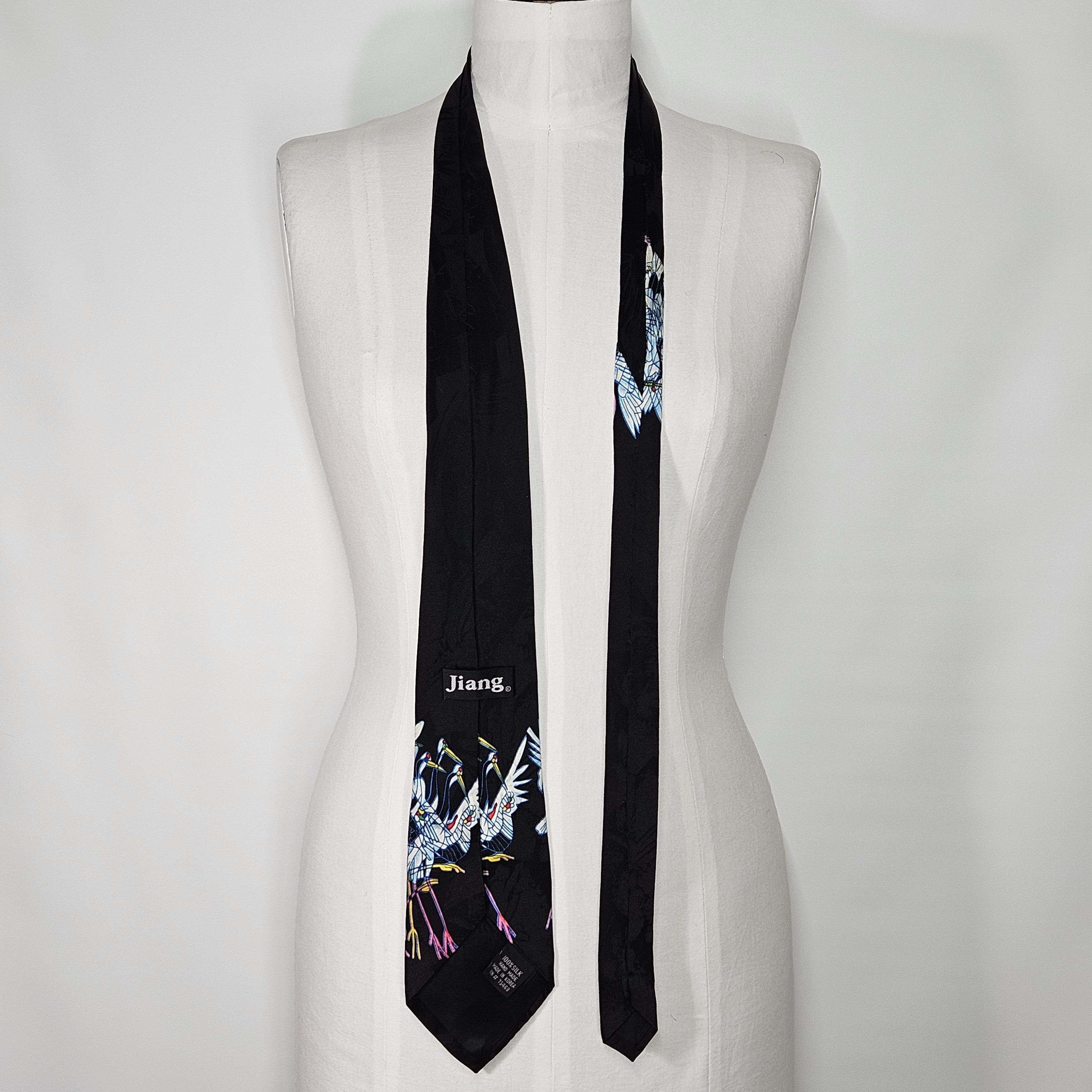 Other Jiang 60x3.75" Necktie Tiefeng Silk Artist Yunnan School Size ONE SIZE - 4 Thumbnail