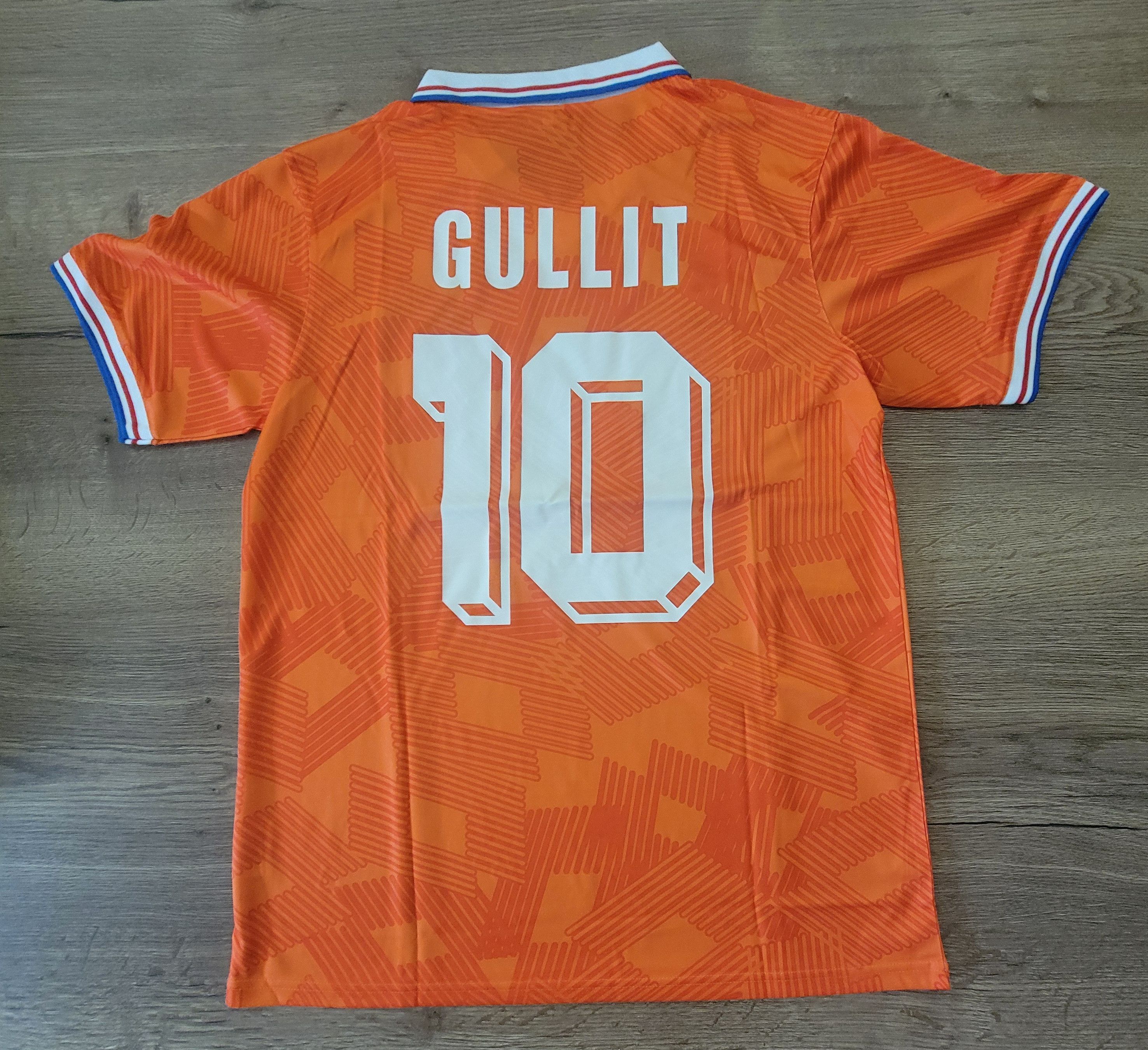 1992 netherland 10 GullitJersey retro football shirt