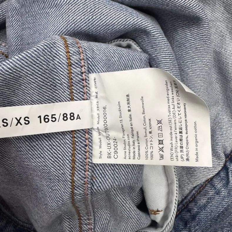Acne Studios Acne Studios Washed blue denim jacket Size US XL / EU 56 / 4 - 4 Thumbnail
