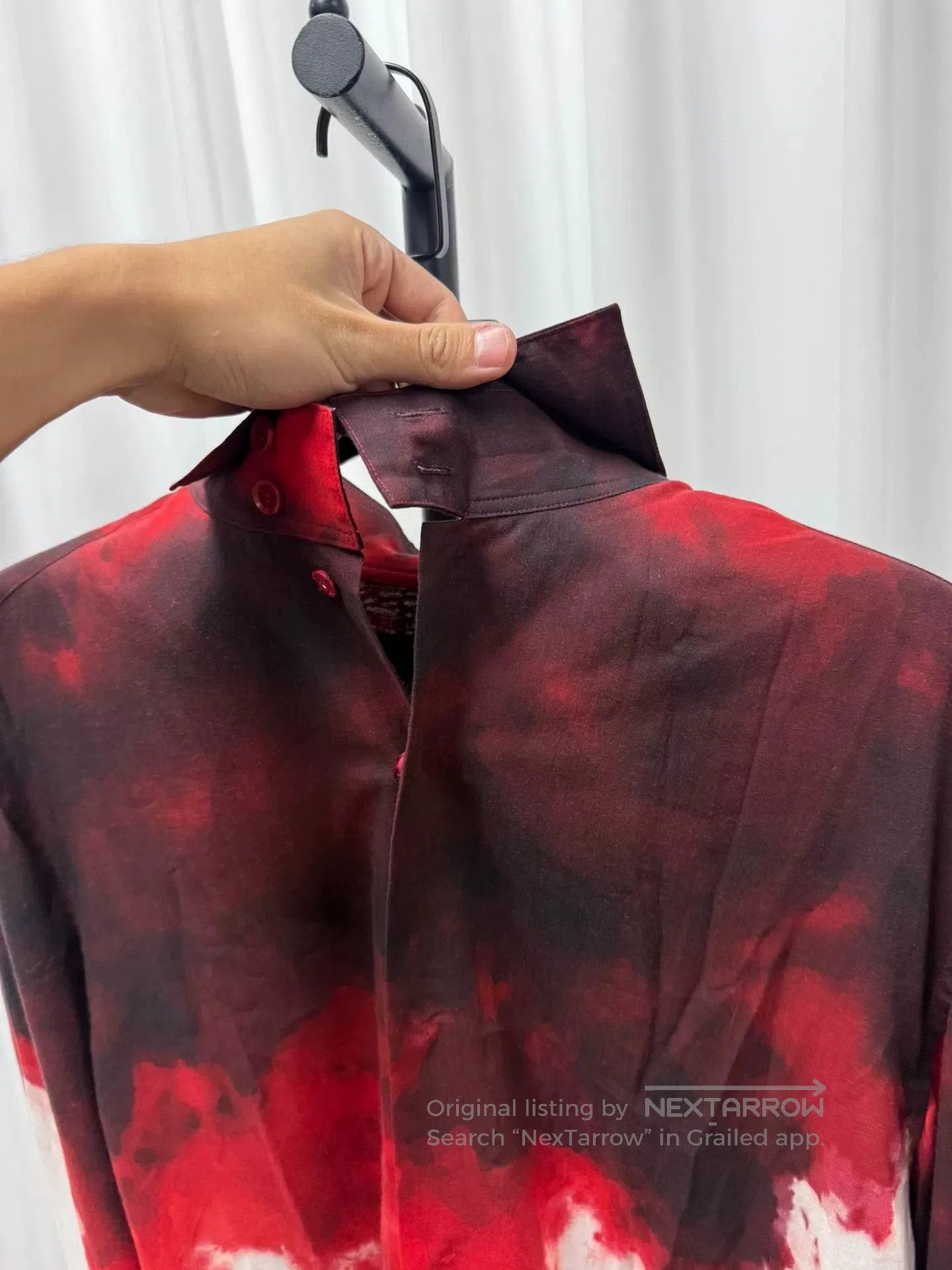 Yohji Yamamoto Yohji Yamamoto Pour Homme Red Shirt. Size US XXL / EU 58 / 5 - 9 Thumbnail