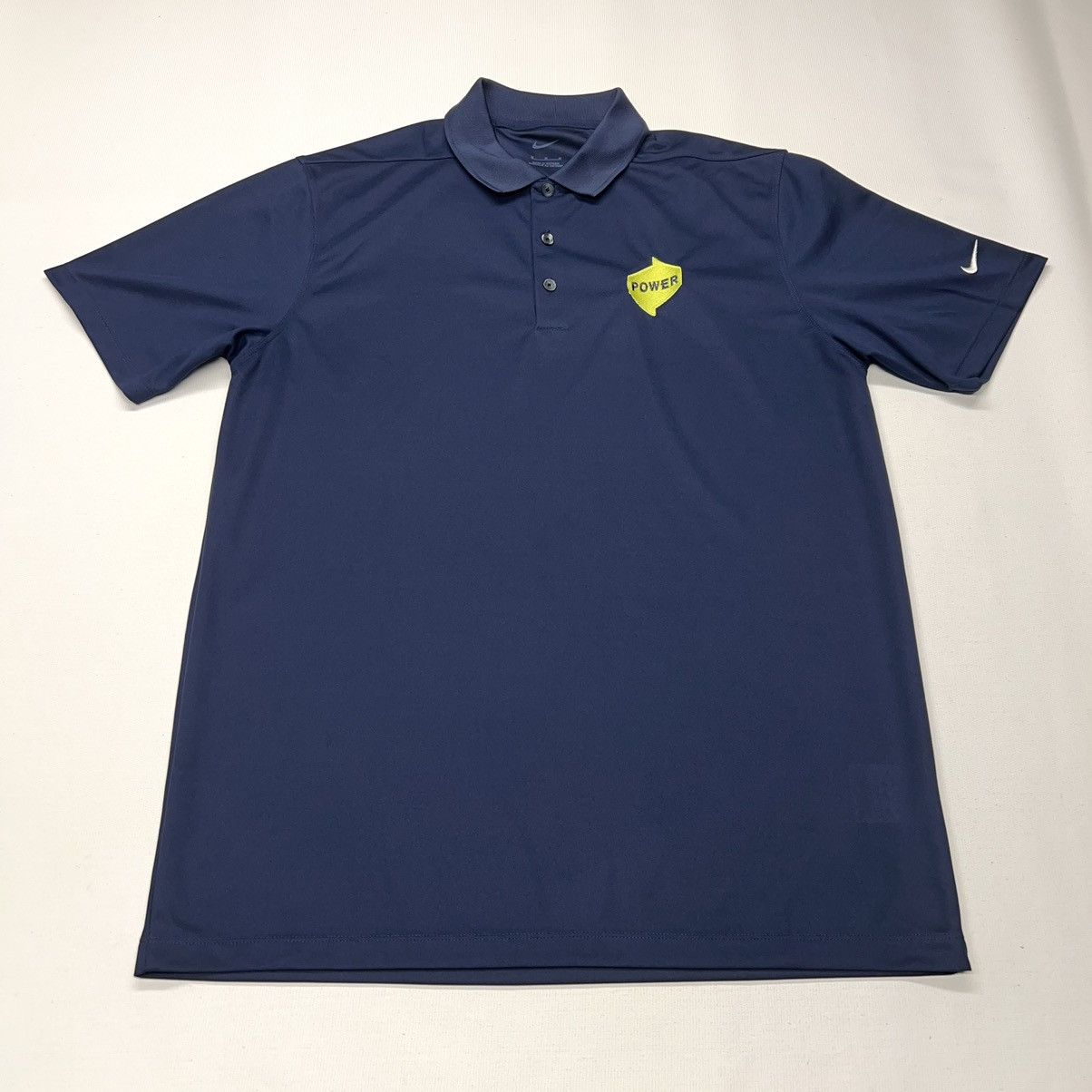 Nike Nike Polo Shirt Blue Golf Embroidered Power Logo Athletic Size US M / EU 48-50 / 2 - 1 Thumbnail