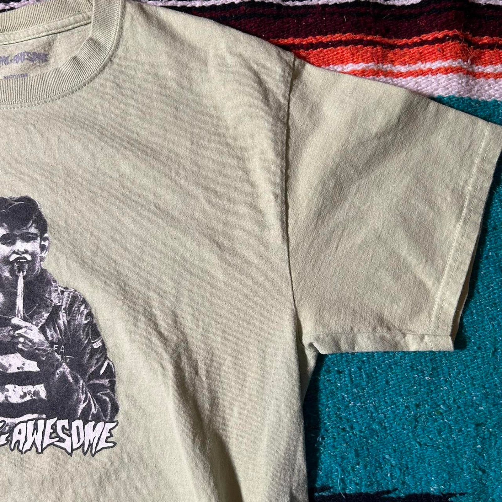 NHL White fcking awesome t shirt Size US M / EU 48-50 / 2 - 2 Thumbnail