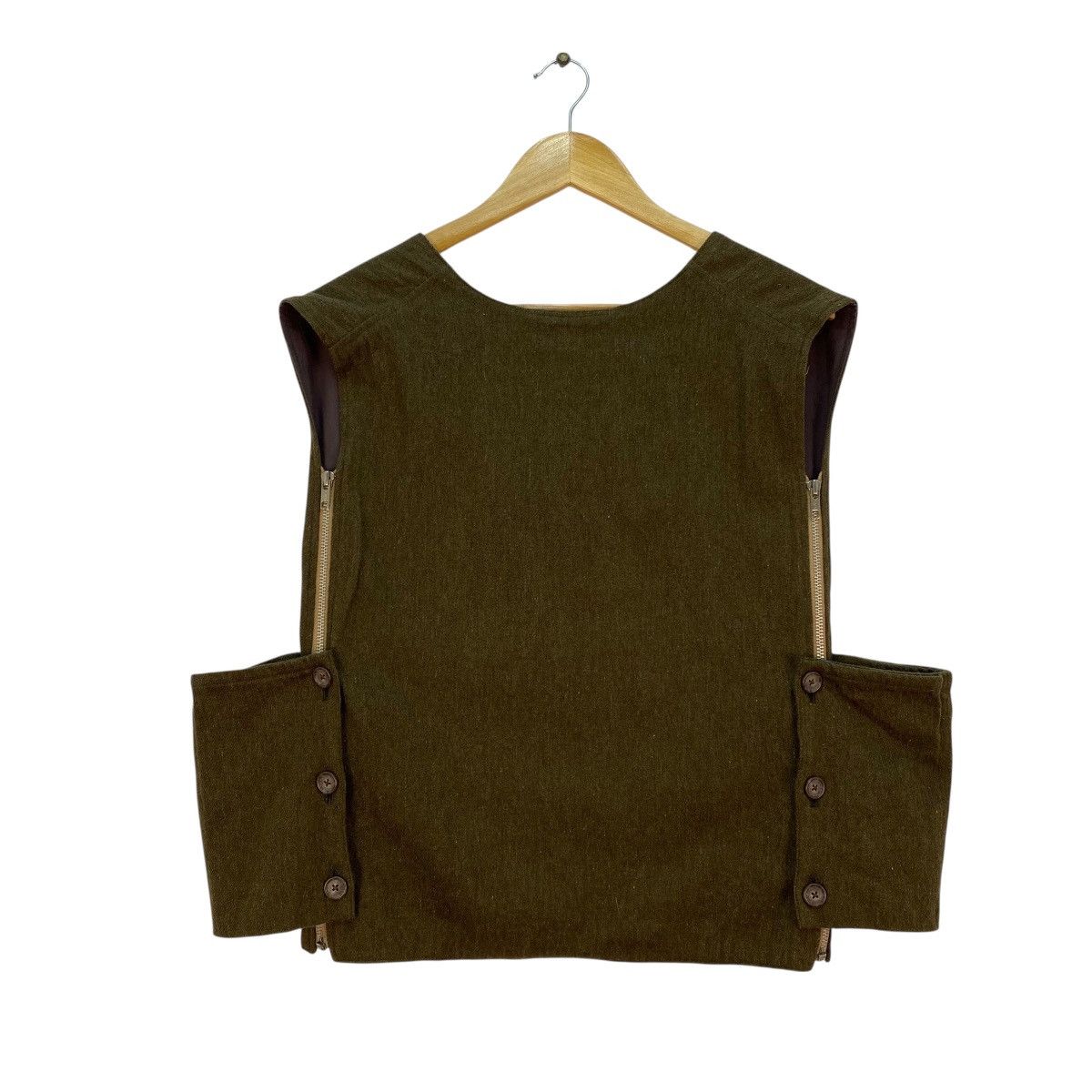Yohji Yamamoto 🔥Yohji Yamamoto Ys Vest Wool Multi Pocket Size US M / EU 48-50 / 2 - 2 Thumbnail