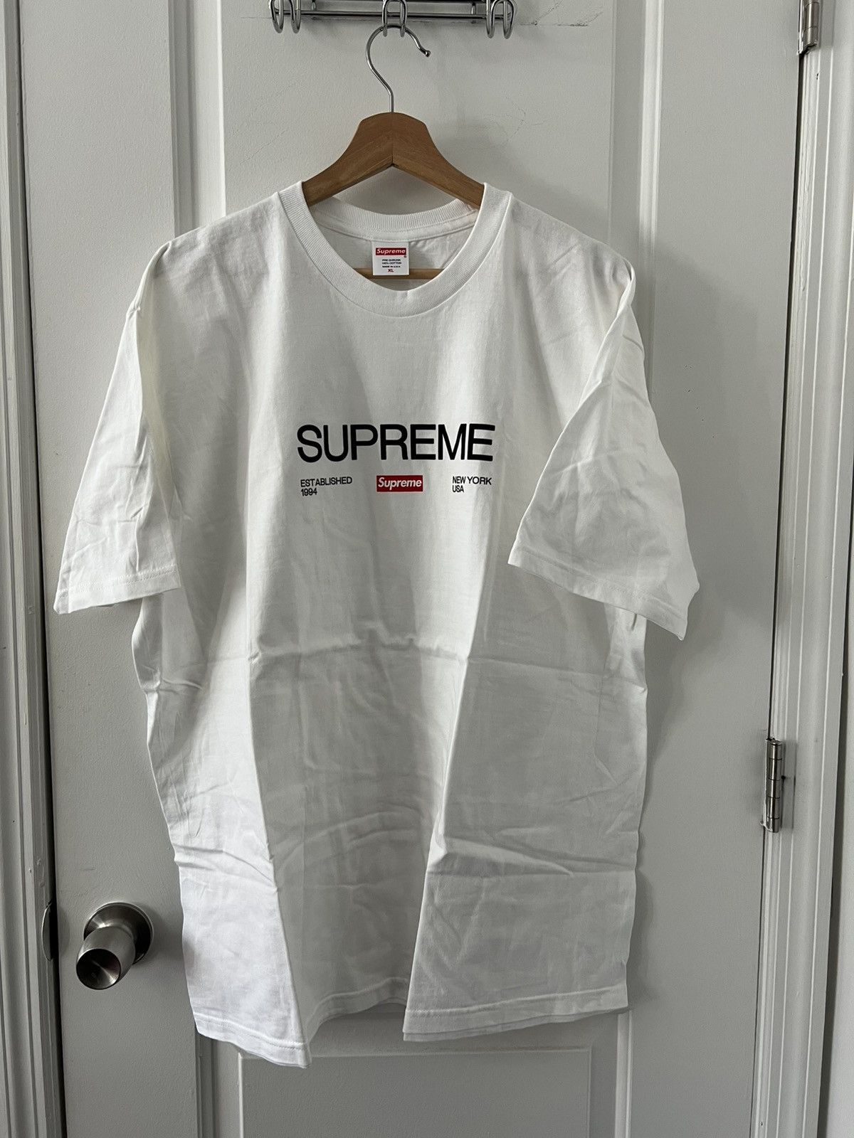 Supreme FW21 Supreme Est 1994 Tee White XL Size US XL / EU 56 / 4 - 2 Thumbnail