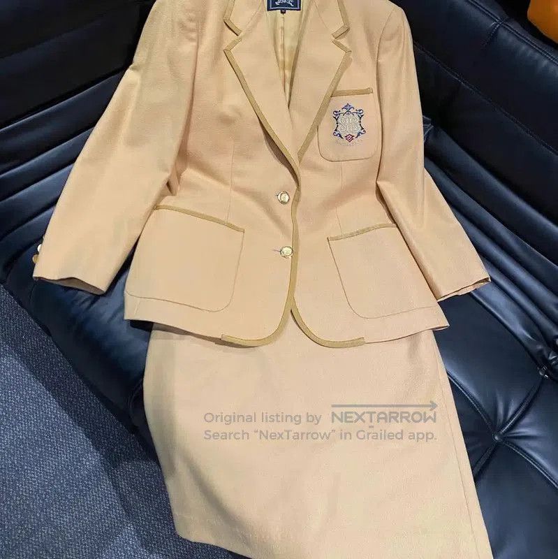 Burberry Burberry L Size Khaki Cashmere Women's Jacket. Size L / US 10 / IT 46 - 3 Thumbnail