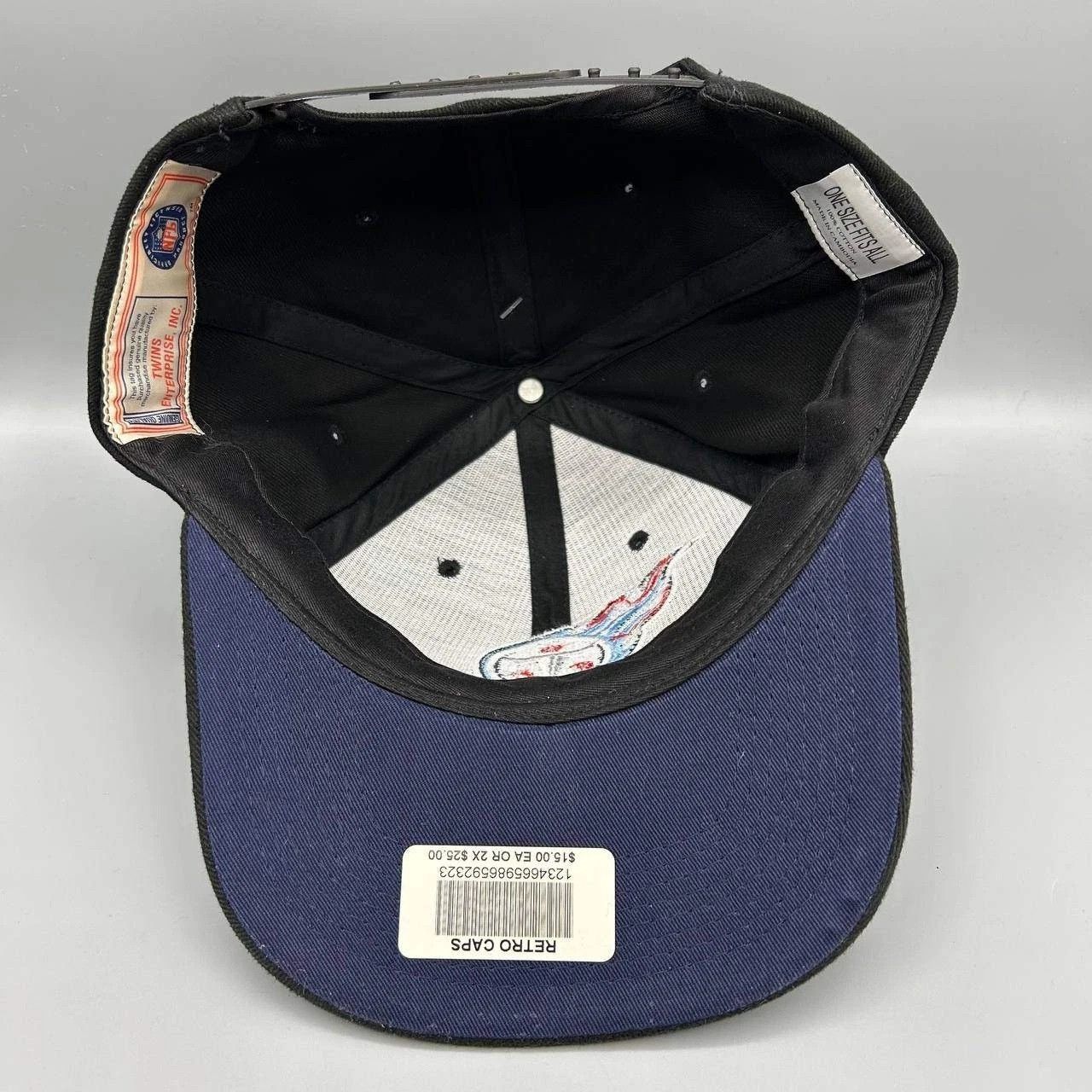 Twins Enterprise Inc. Vintage Tennessee Titans Hat Men NFL Snap Back Cap New Size ONE SIZE - 2 Thumbnail