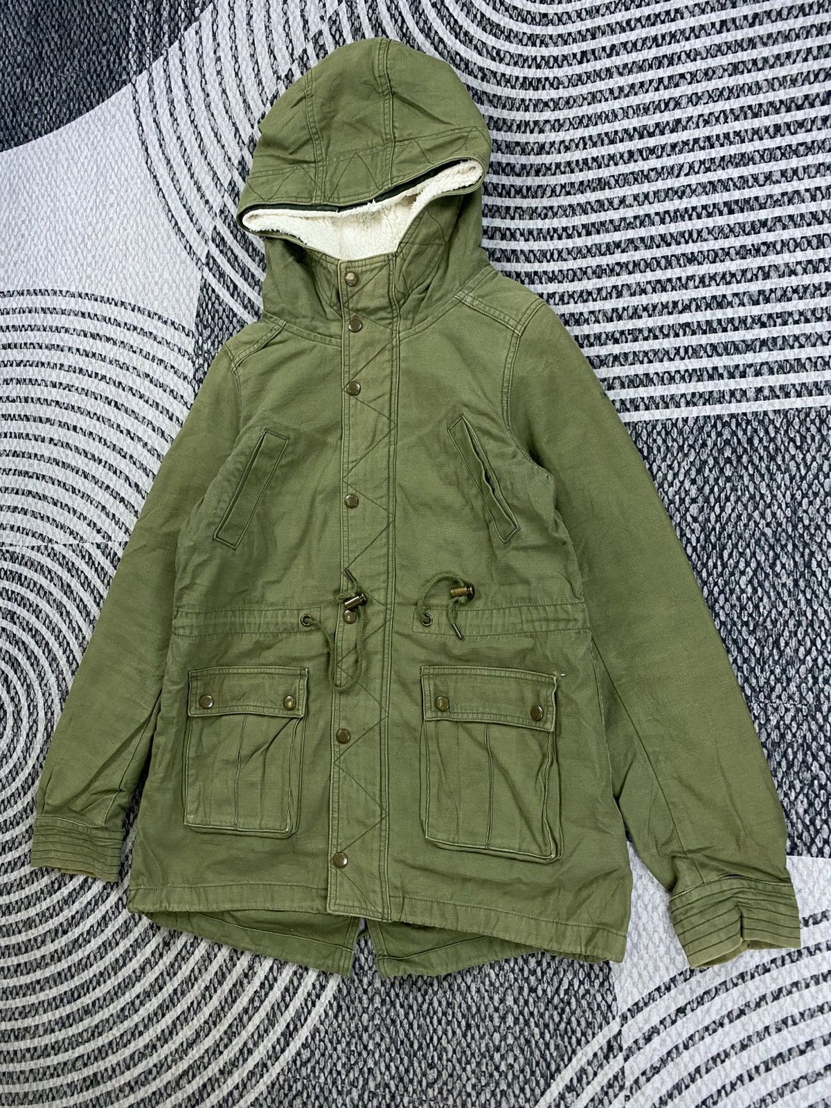 Japanese Brand Vtg XGIRL Hysteric Glamour Multipocket Hoodie Parka Jacket Size US M / EU 48-50 / 2 - 5 Thumbnail