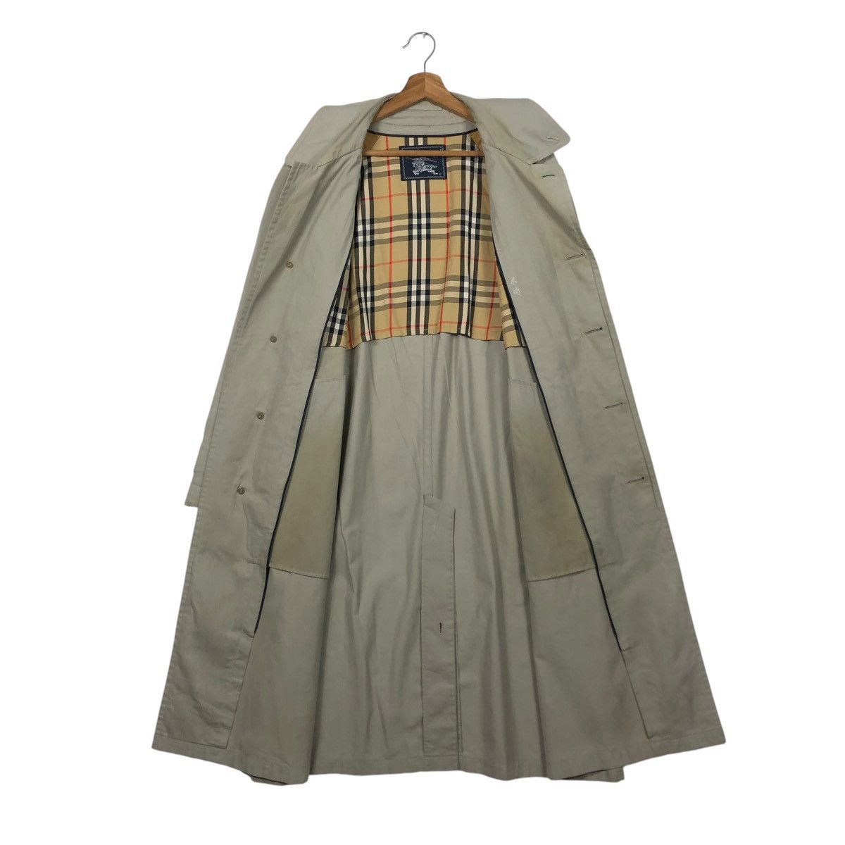 Burberry × Vintage 🔥VINTAGE LONG JACKET BURBERRYS NOVA CHECK BLANKET Size US M / EU 48-50 / 2 - 13 Thumbnail