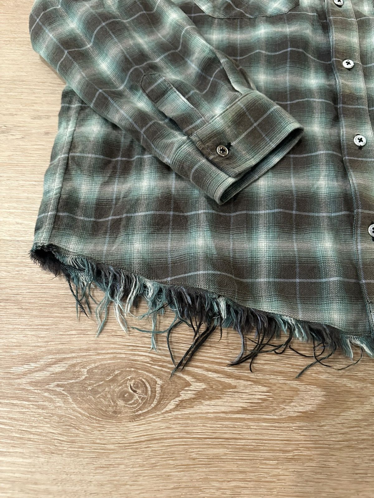 Amiri Distressed Amiri Flannel XL Size US XL / EU 56 / 4 - 3 Thumbnail