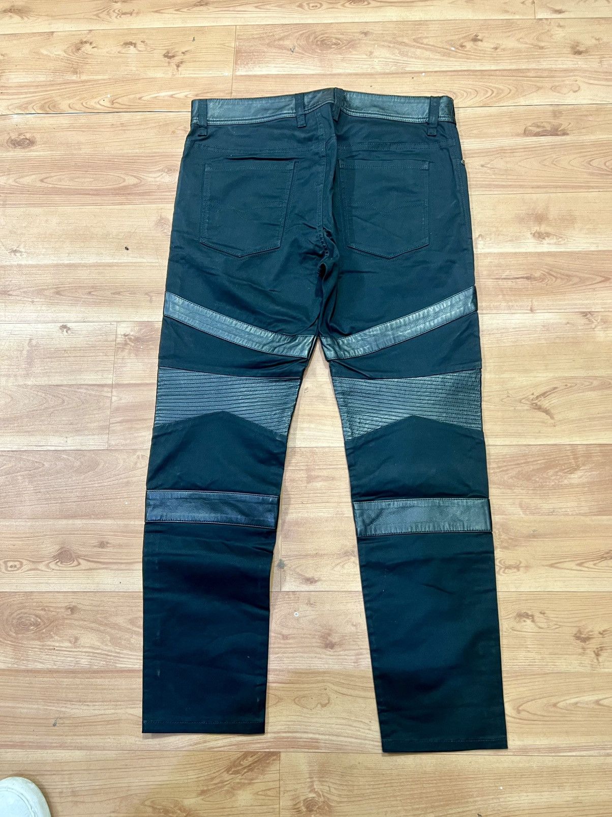 Diesel Diesel fabric+leather pant size 32 Size US 32 / EU 48 - 2 Thumbnail
